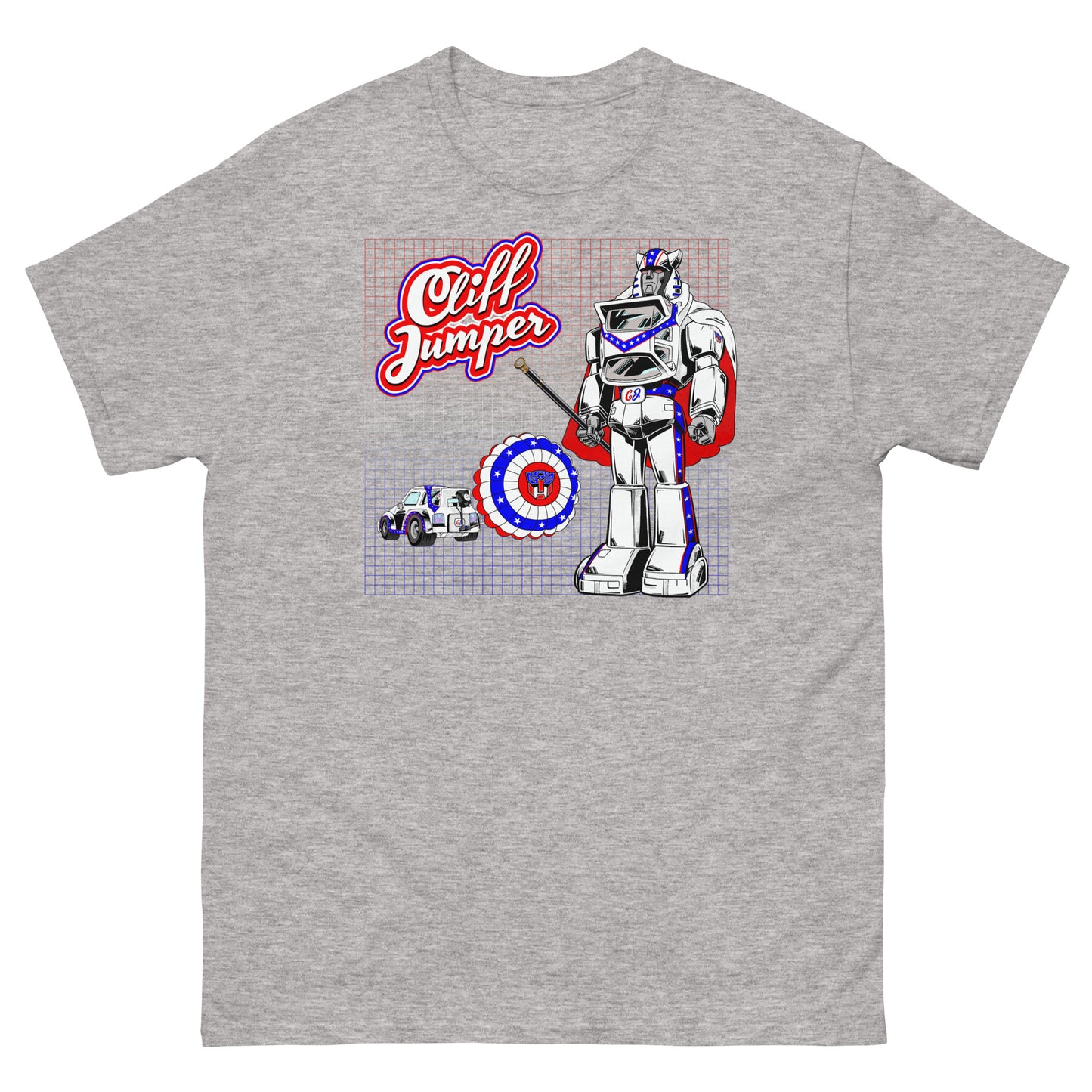 CLIFF JUMPER All-American Stunt Bot Unisex Classic Tee