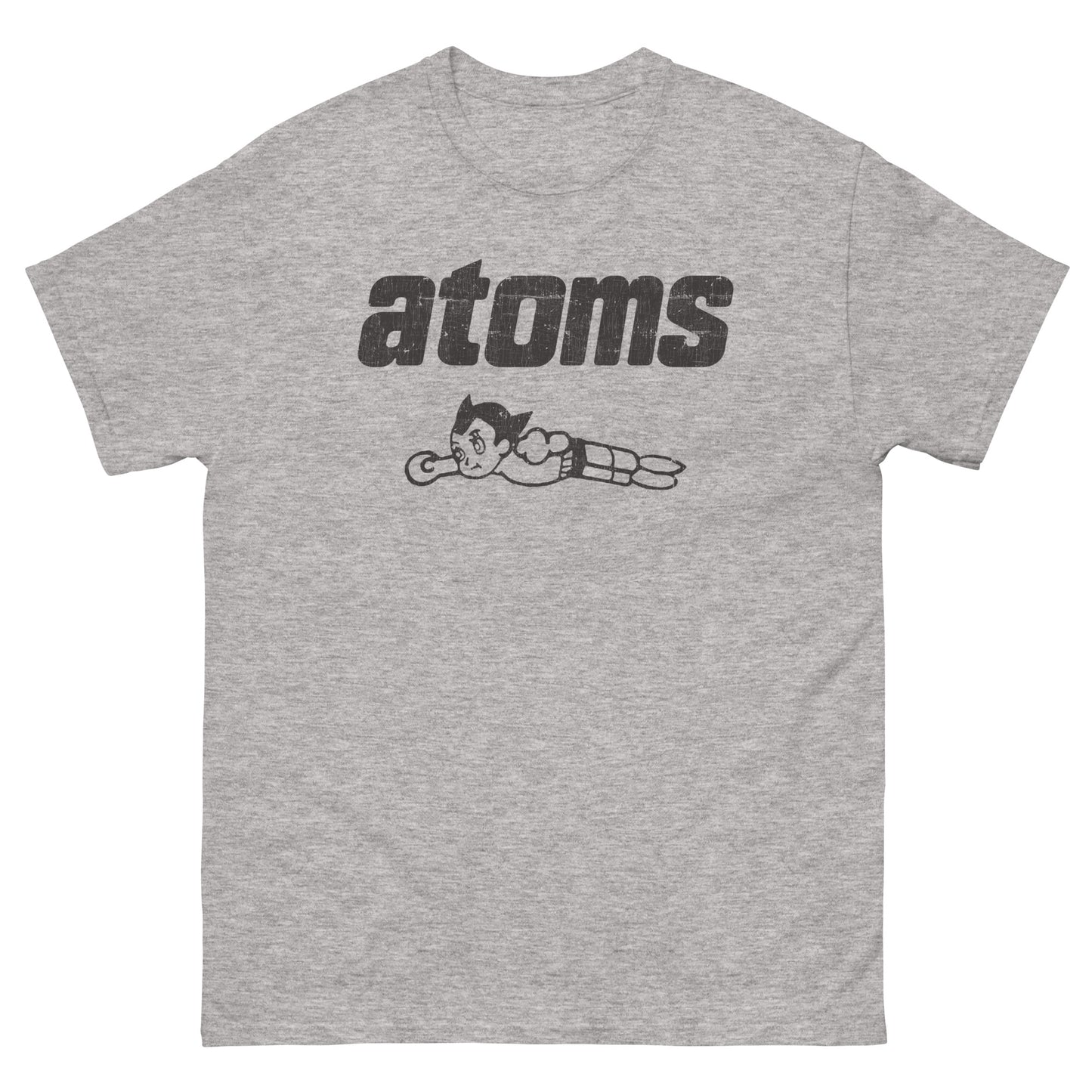 Sankei Atoms サンケイアトムズ Distressed Baseball Logo (Black) Classic Tee