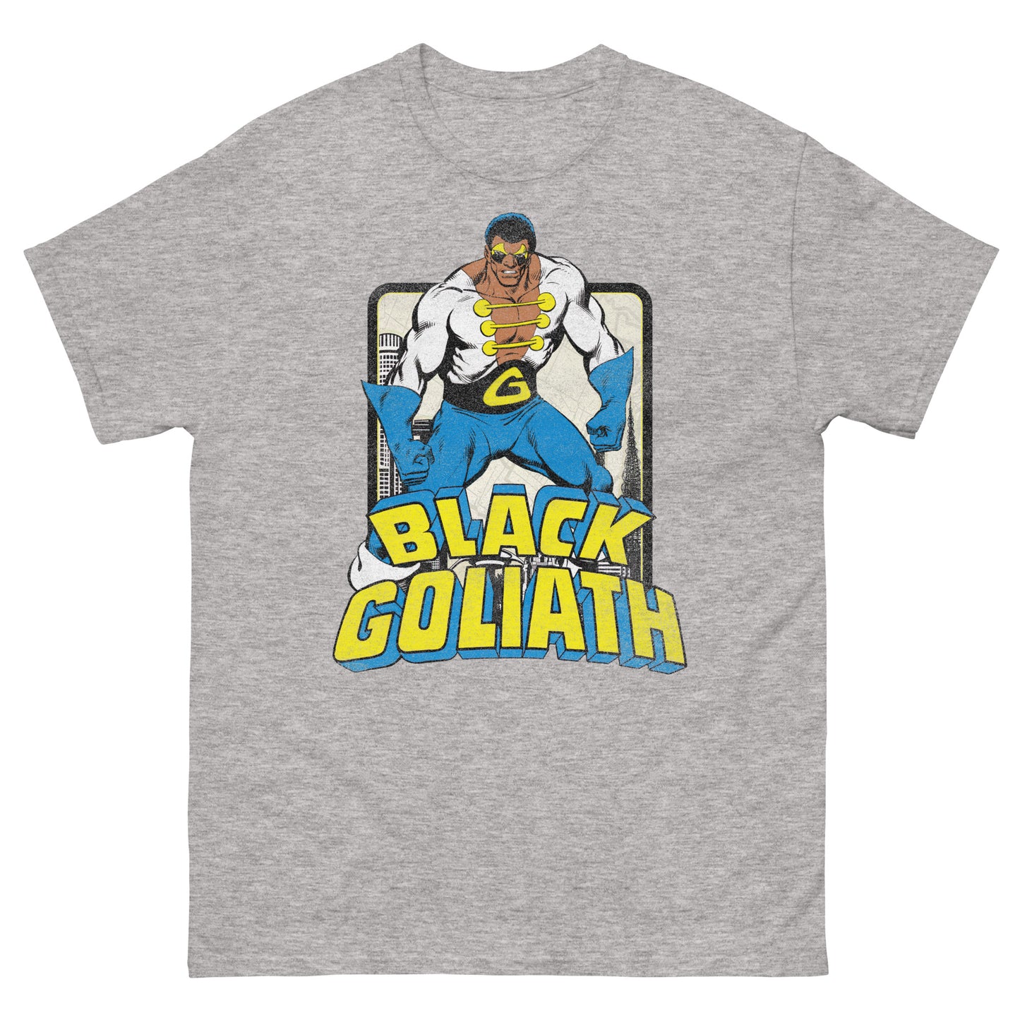 Black Goliath Retro Superhero Distressed Unisex Classic Tee