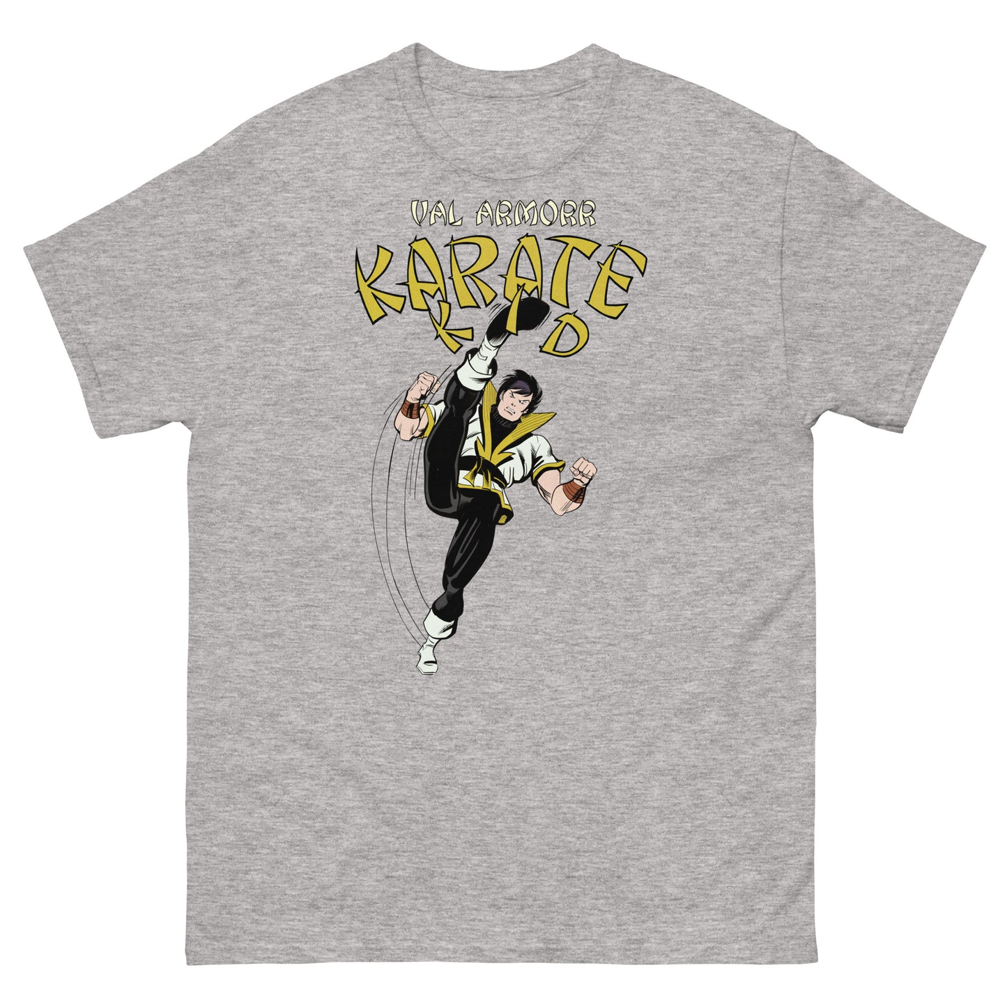 Val Armorr Retro Comic Book Martial Arts Hero Unisex Classic Tee