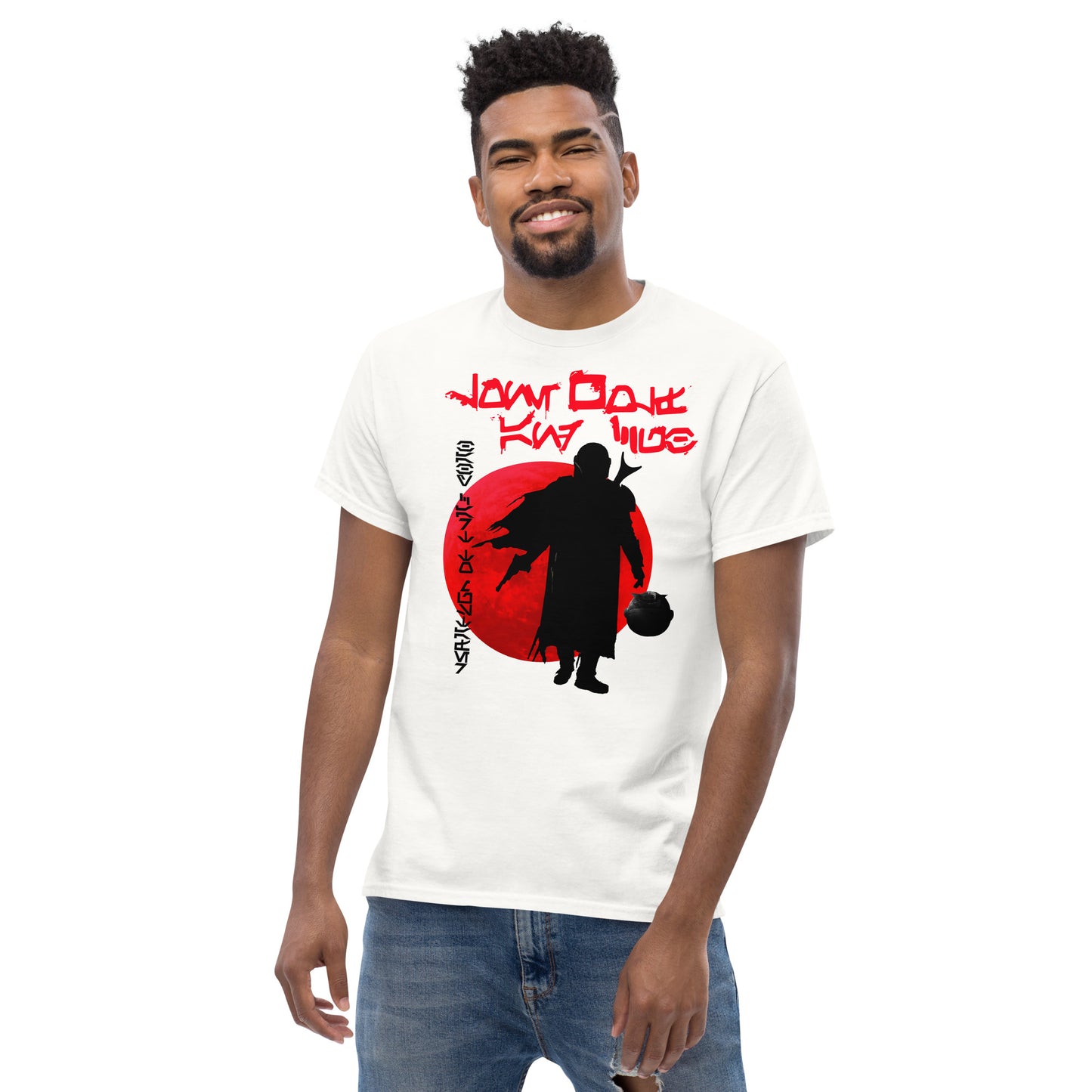 Baby Cart to Mustafar Samurai Style Sci-Fi Crossover Tee