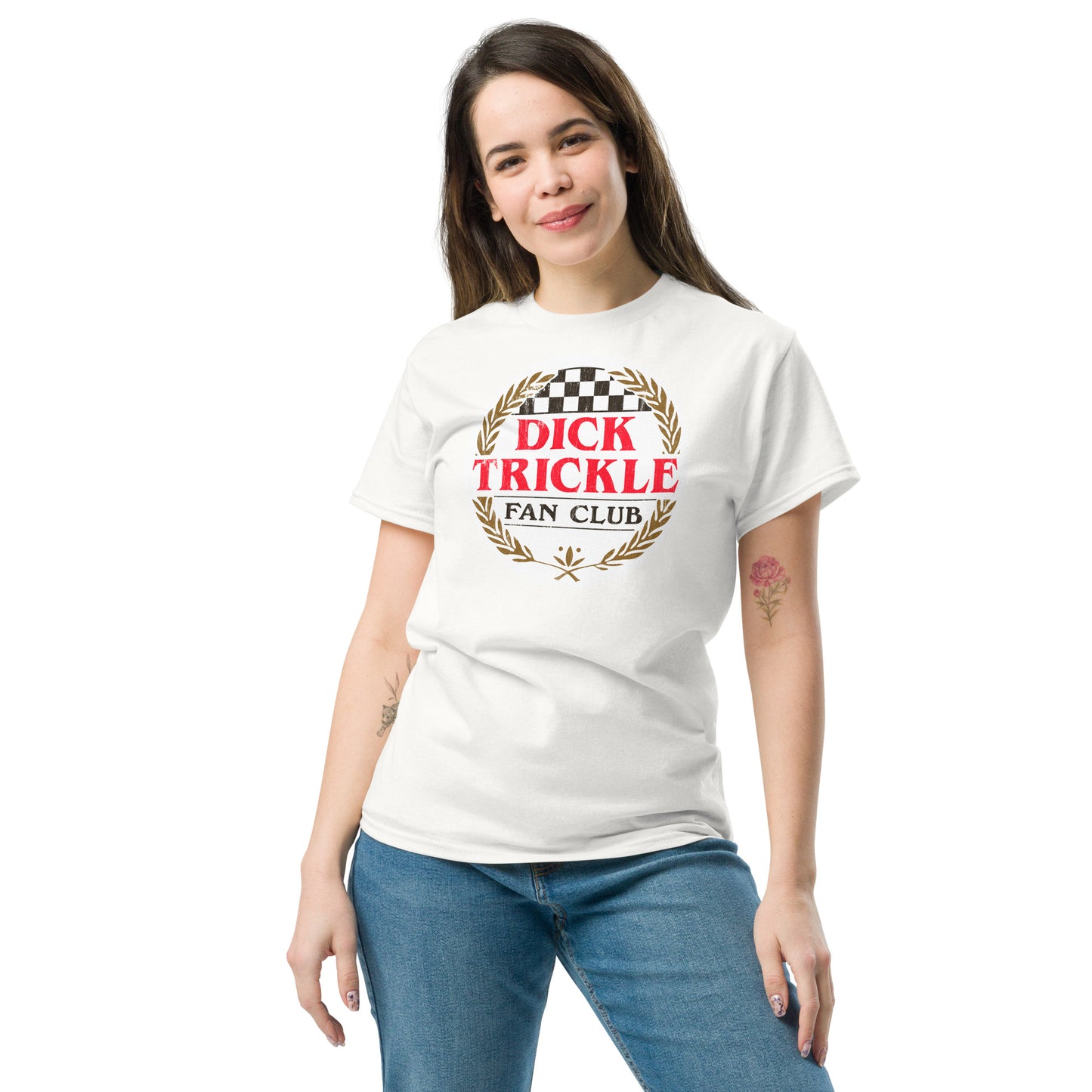 Dick Trickle Fan Club Distressed Retro Racing Unisex Classic Tee