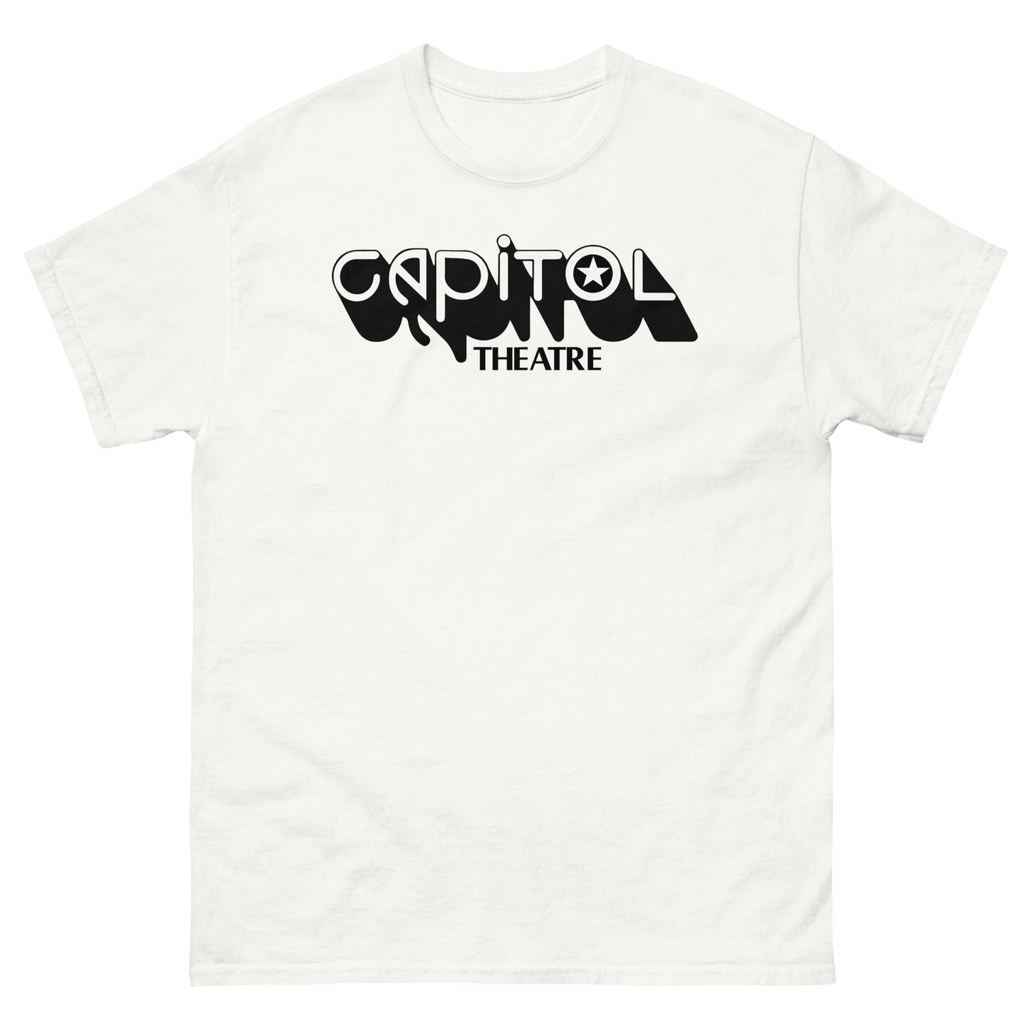 Capitol Theatre of Passaic, NJ (Black) Venue | As Worn by Joey Ramone  Distressed Unisex Classic Tee