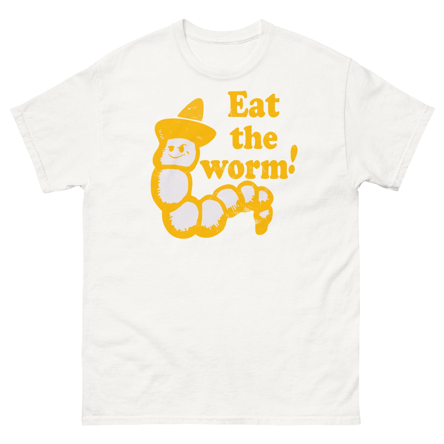 Eat the Worm! Mezcal with Back Print | As Worn by Axl Rose Authentic Distressed Tequila Tee