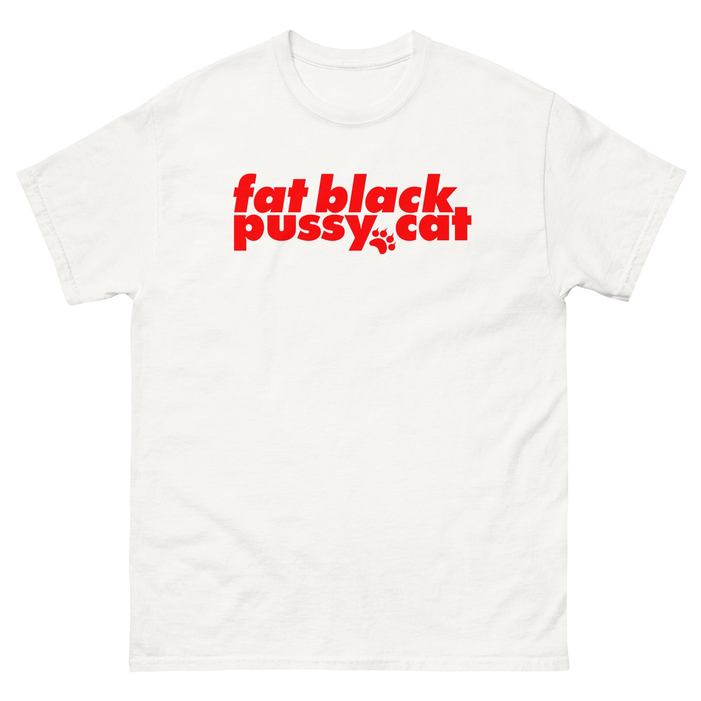 Fat Black Pussy Cat Vintage Nightclub NYC Logo Unisex Classic Tee