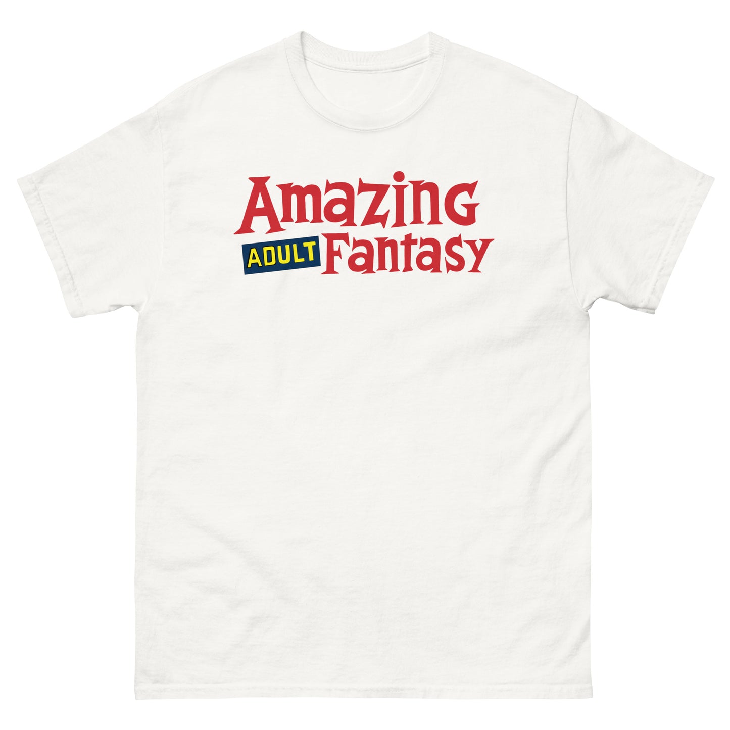 Amazing ADULT Fantasy Comic History Logo Unisex Classic Tee