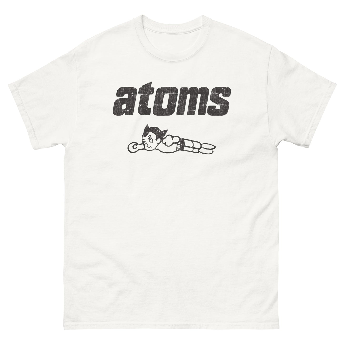Sankei Atoms サンケイアトムズ Distressed Baseball Logo (Black) Classic Tee