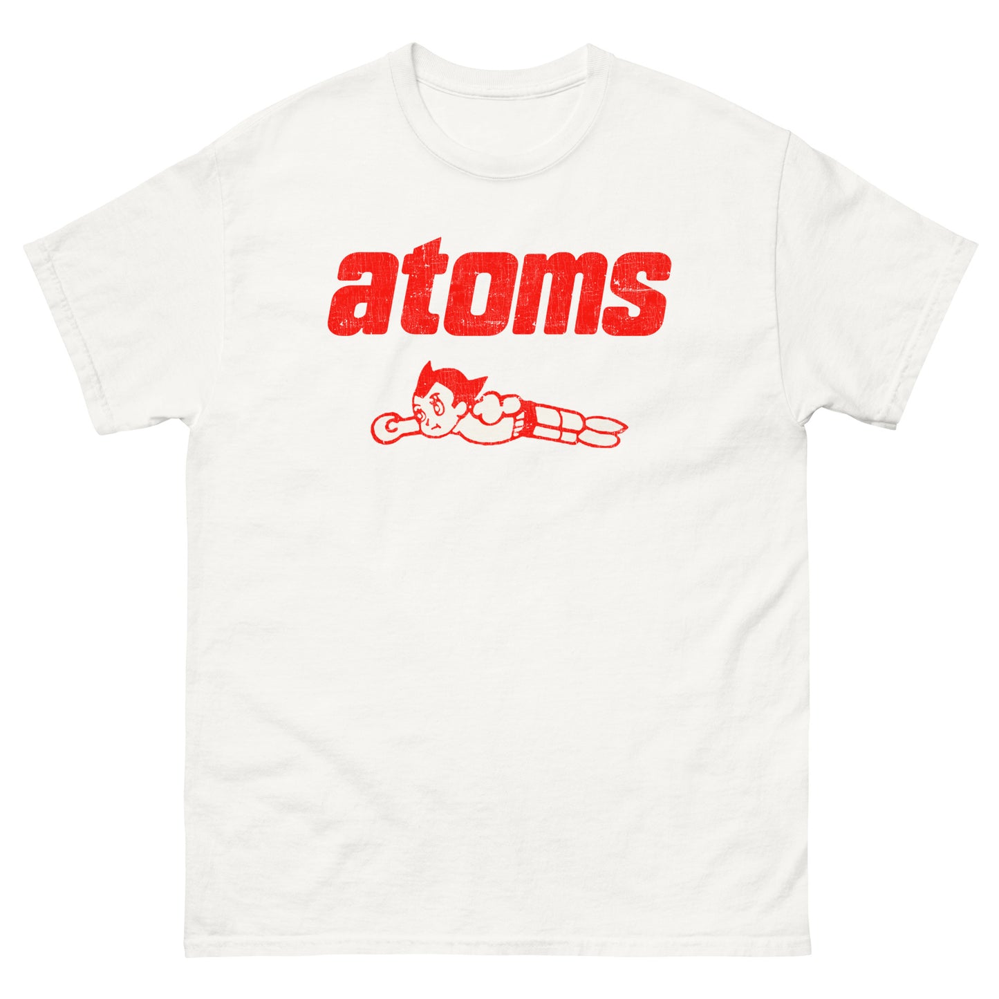Sankei Atoms サンケイアトムズ Distressed Baseball Logo (Red) Classic Tee