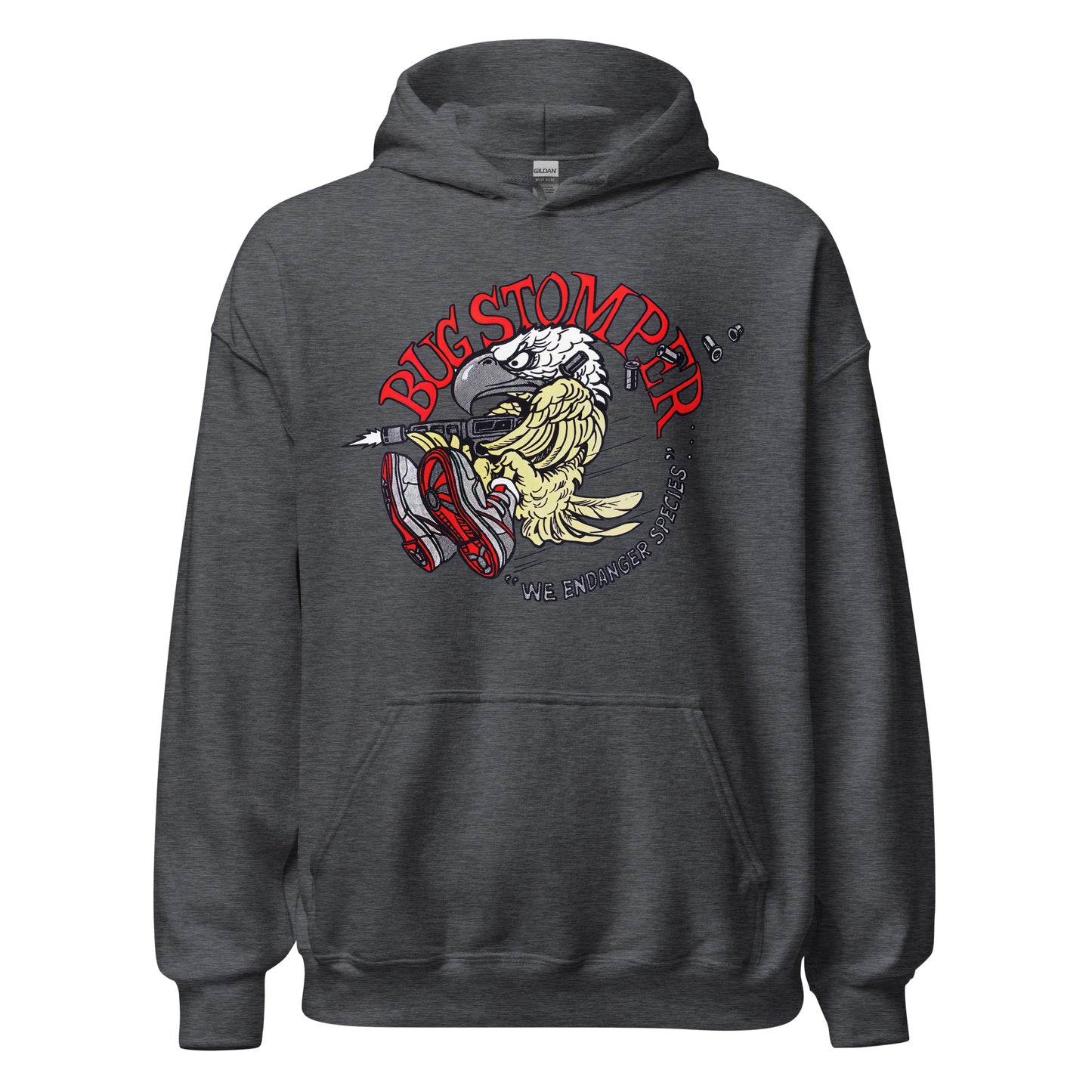 Bug Stomper Eagle "We Endanger Species" Cosplay Unisex Hoodie