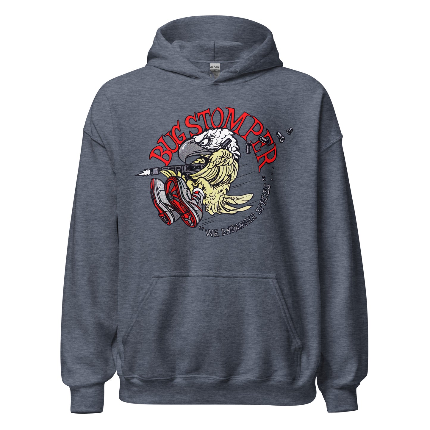 Bug Stomper Eagle "We Endanger Species" Cosplay Unisex Hoodie