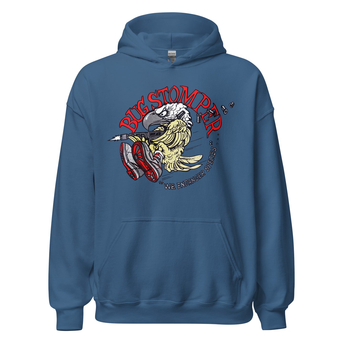 Bug Stomper Eagle "We Endanger Species" Cosplay Unisex Hoodie