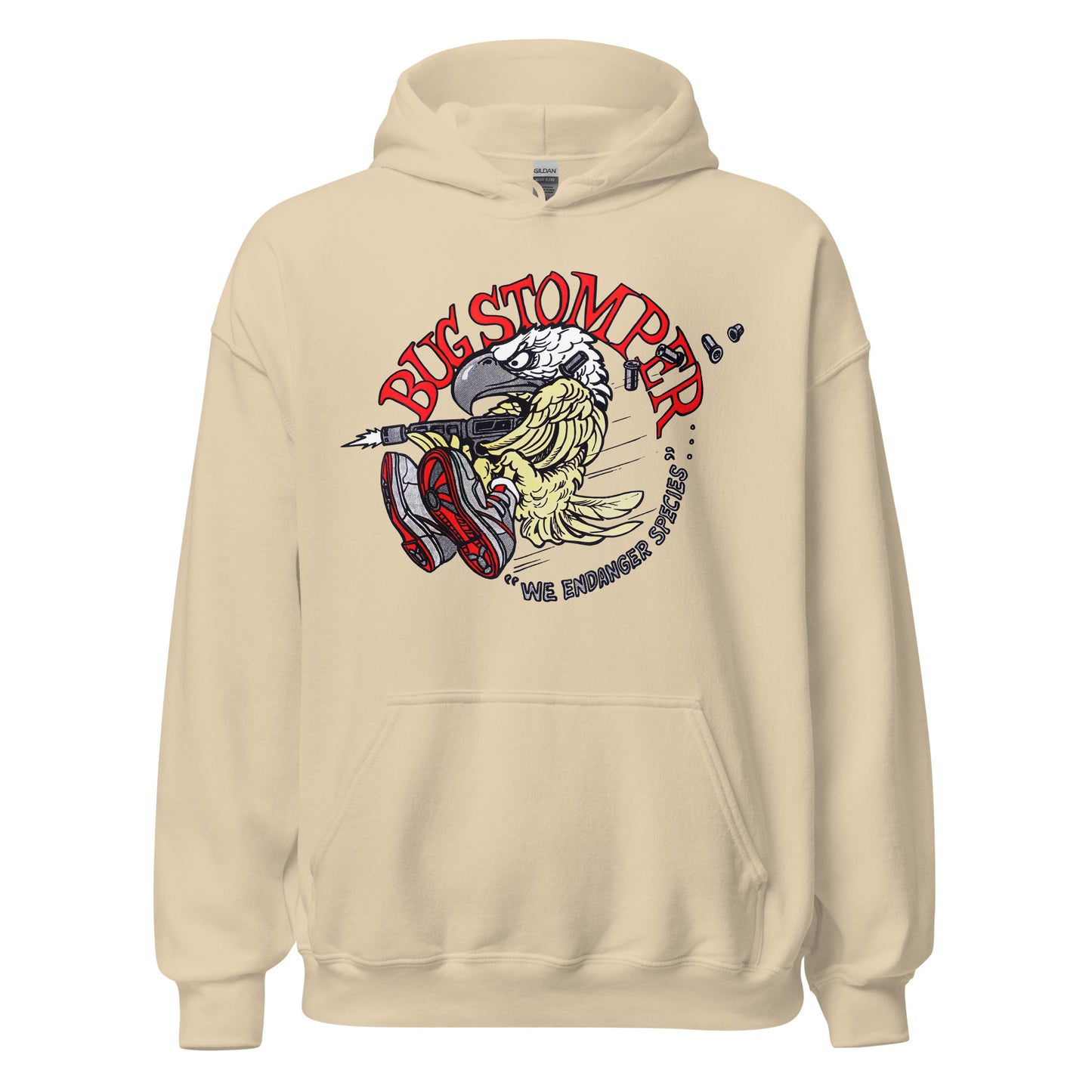 Bug Stomper Eagle "We Endanger Species" Cosplay Unisex Hoodie