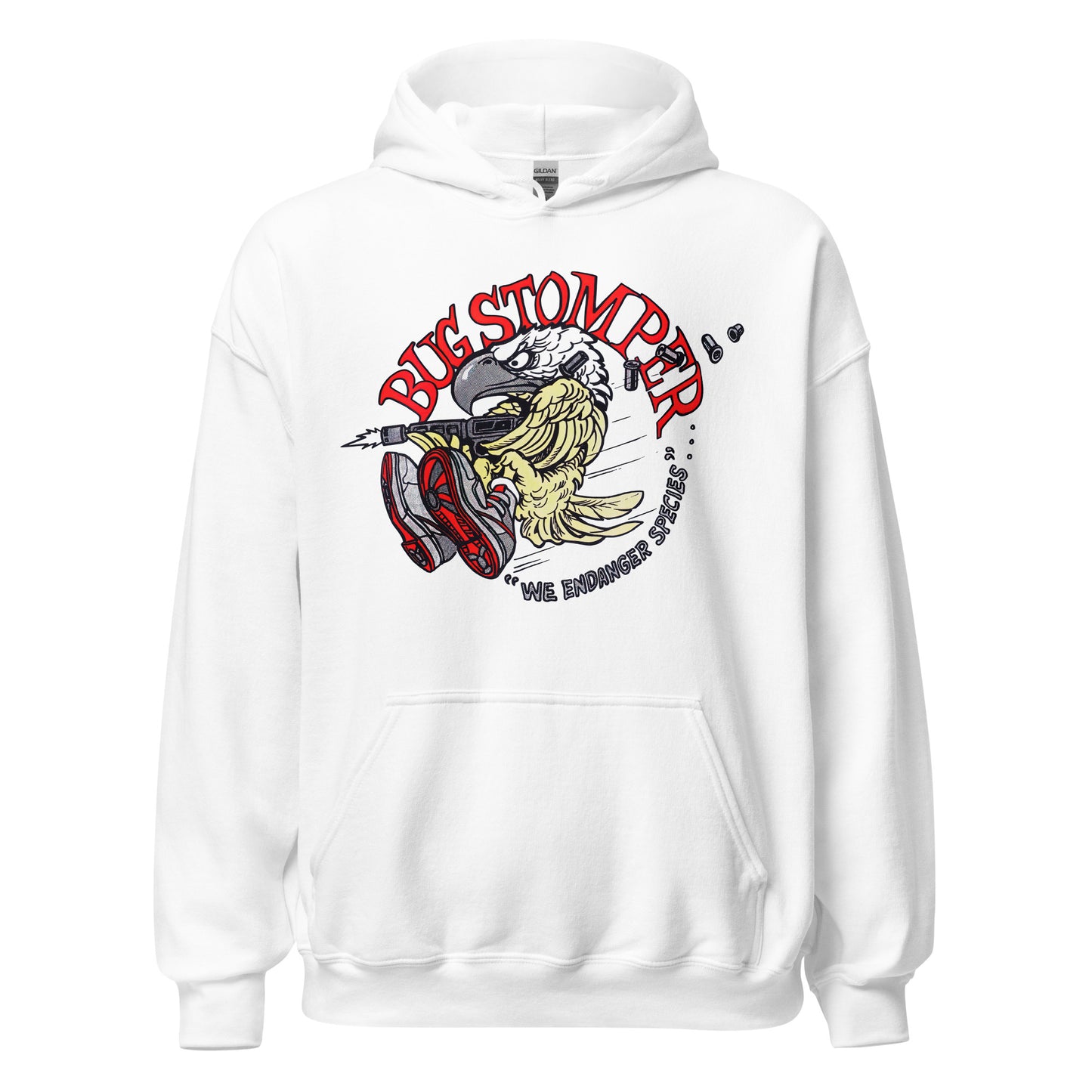 Bug Stomper Eagle "We Endanger Species" Cosplay Unisex Hoodie