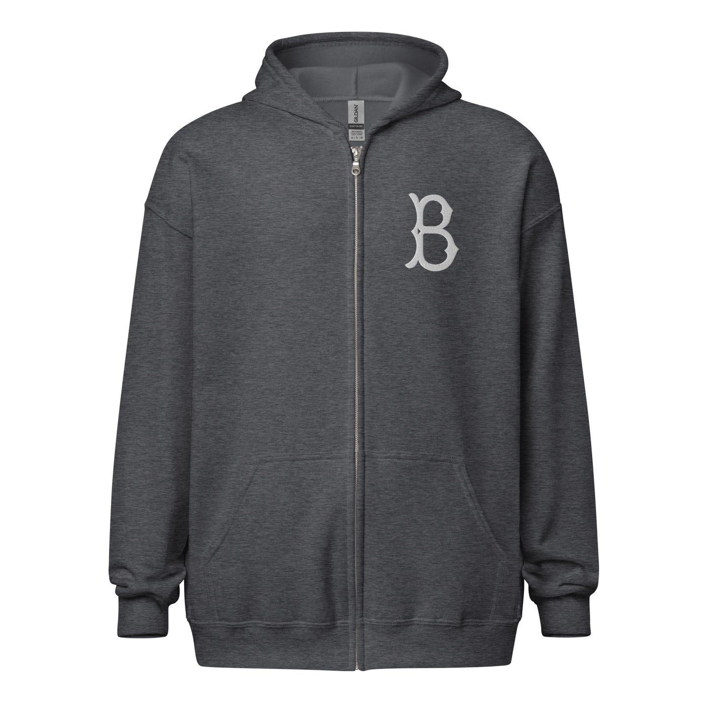 Brooklyn Bums Streetwear Heavy Blend Unisex Zip Hoodie