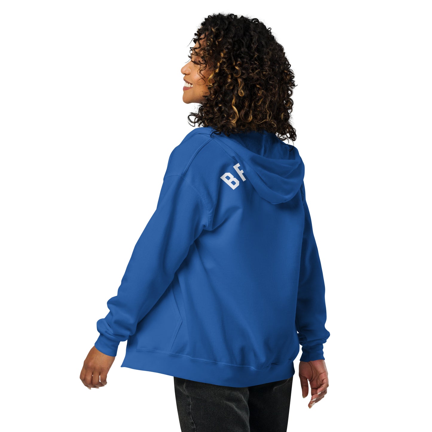 Brooklyn Bums Streetwear Heavy Blend Unisex Zip Hoodie
