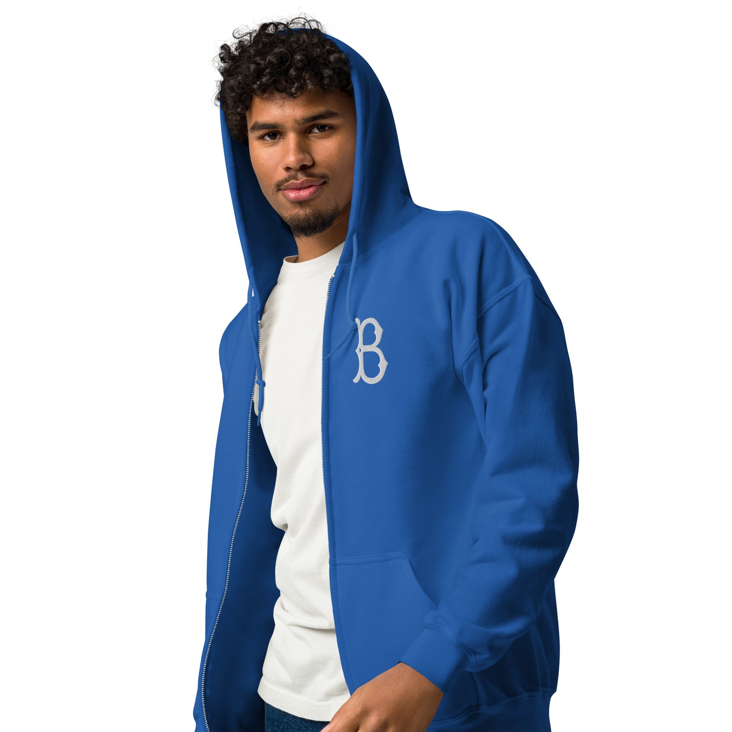 Brooklyn Bums Streetwear Heavy Blend Unisex Zip Hoodie