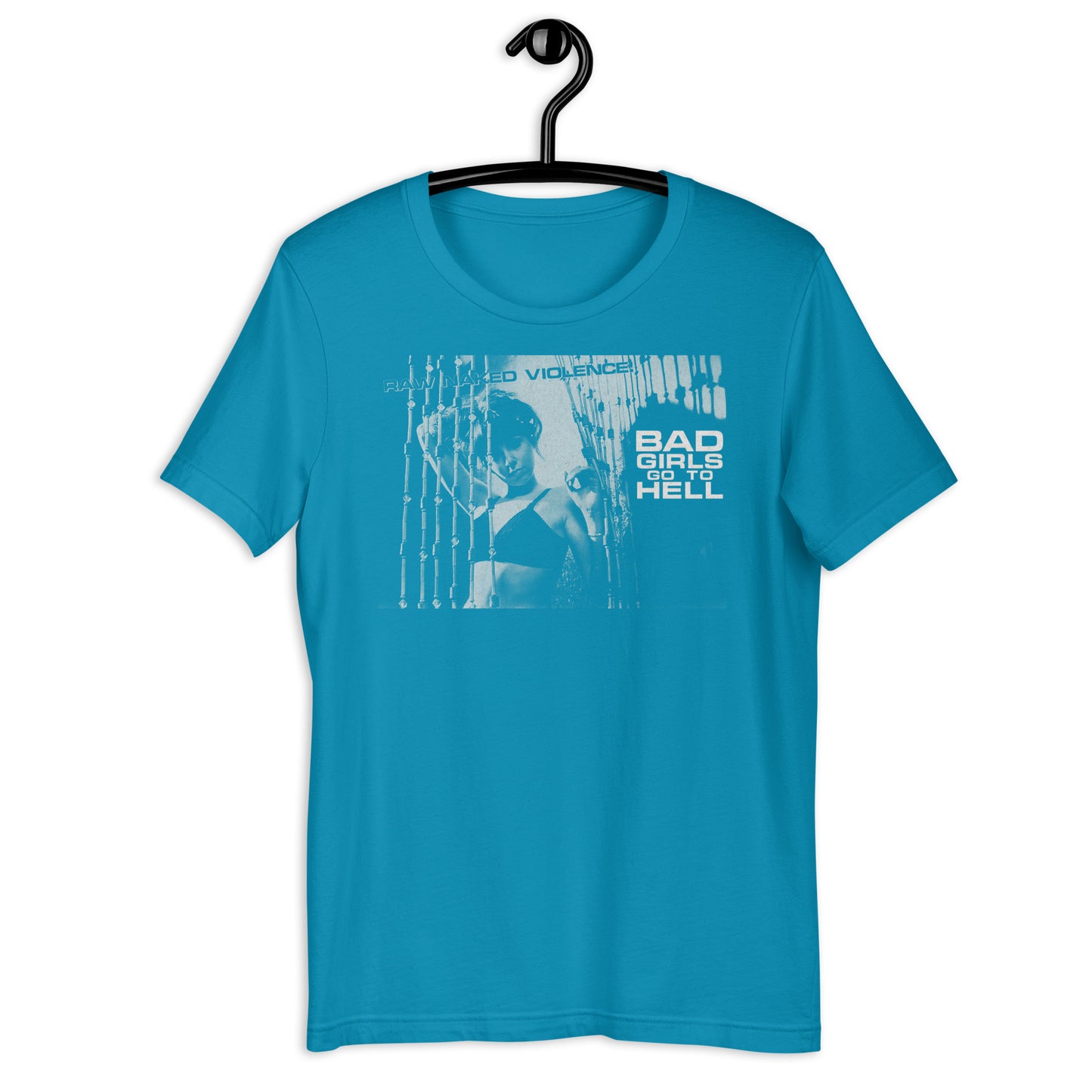 Bad Girls Go To Hell Negative Space Poster Softstyle T-Shirt