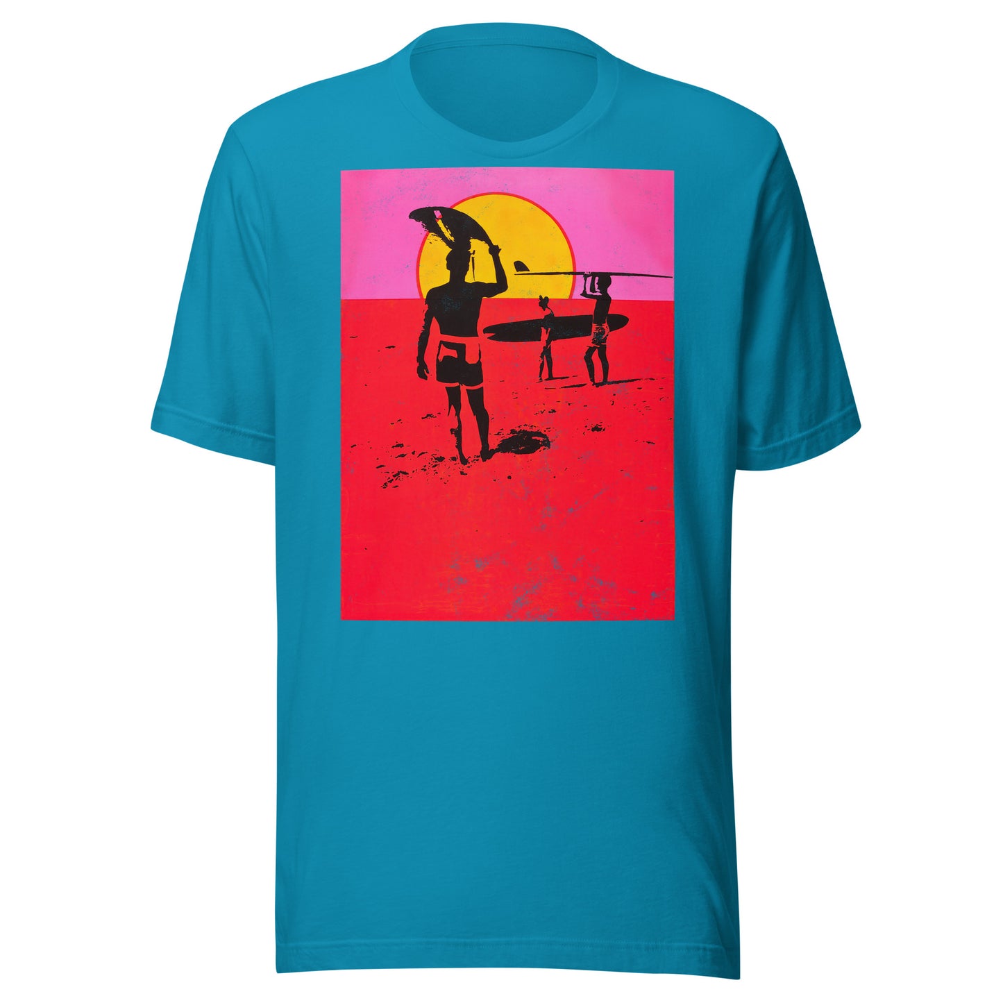 Endless Summer Neon Colors Retro Distressed Softstyle T-Shirt