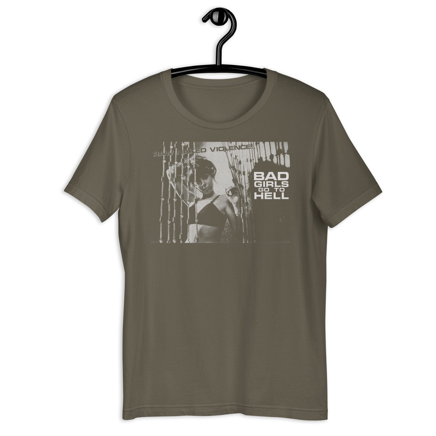 Bad Girls Go To Hell Negative Space Poster Softstyle T-Shirt