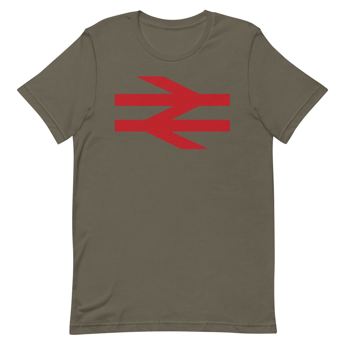 British Rail Double Arrow Logo As Worn By Damon Albarn Softstyle Unisex Tee