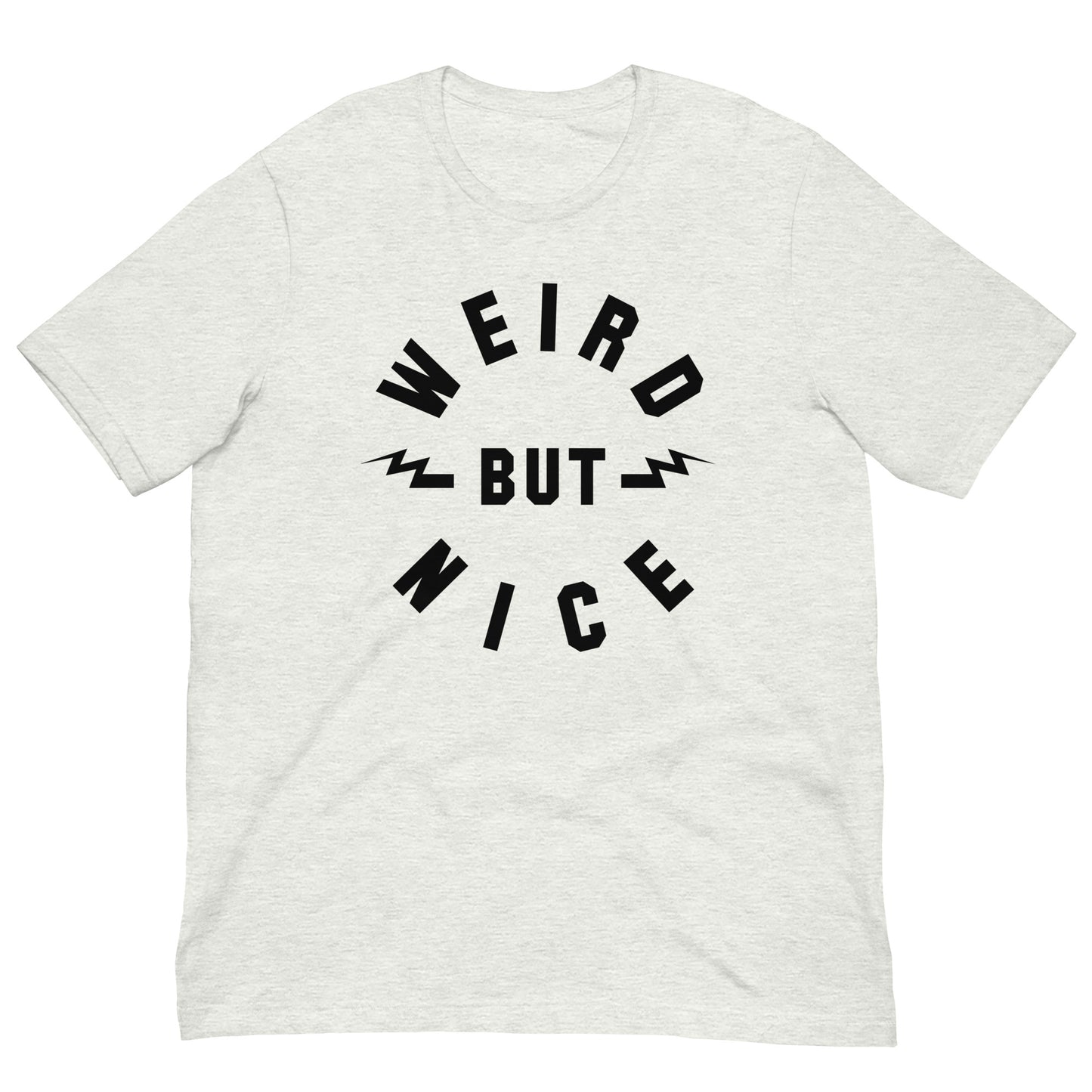 WEIRD BUT NICE Lightning Bolts Softstyle Tee | Quirky Positive Retro Inspirational Unisex Classic T-Shirt