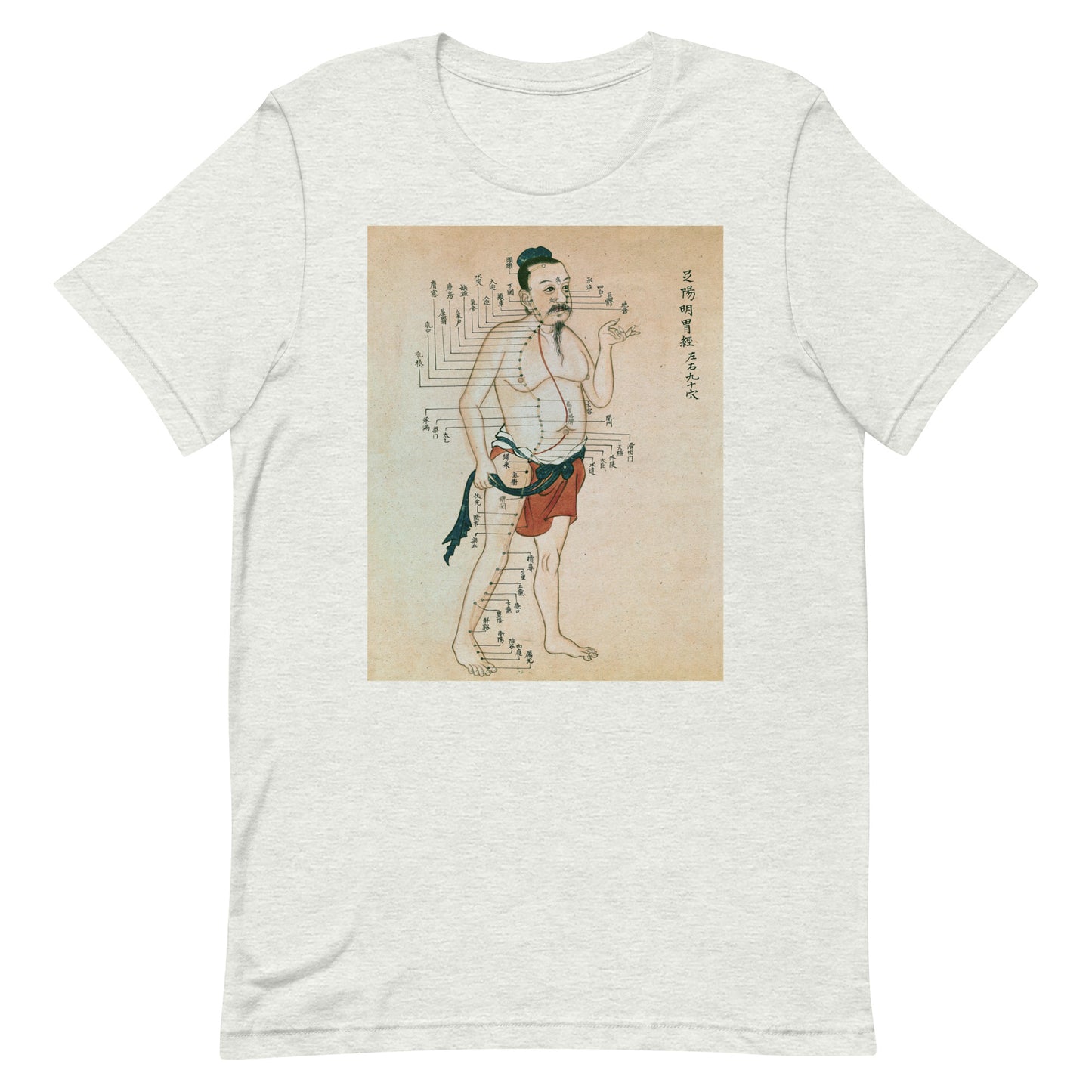 Dim-Mak Ancient Pressure Point Meridian Parchment Softstyle T-Shirt