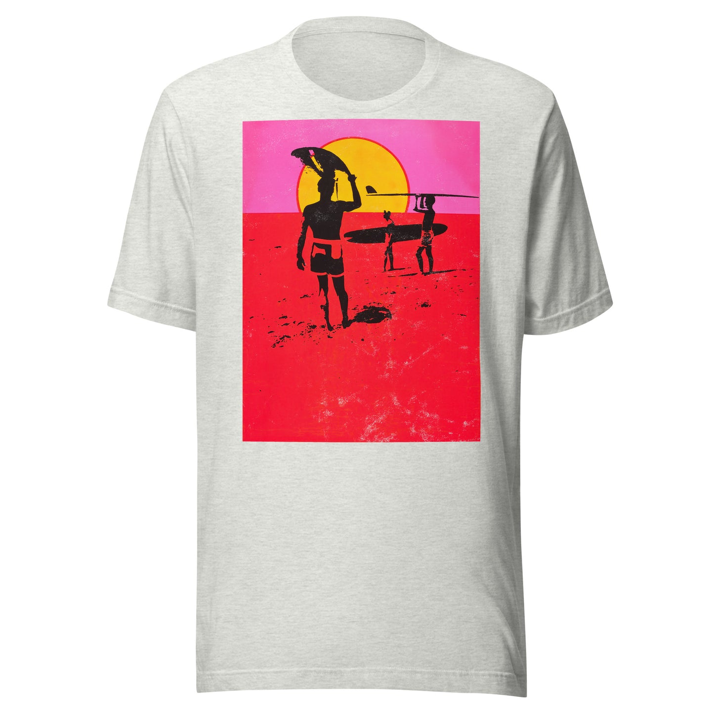 Endless Summer Neon Colors Retro Distressed Softstyle T-Shirt