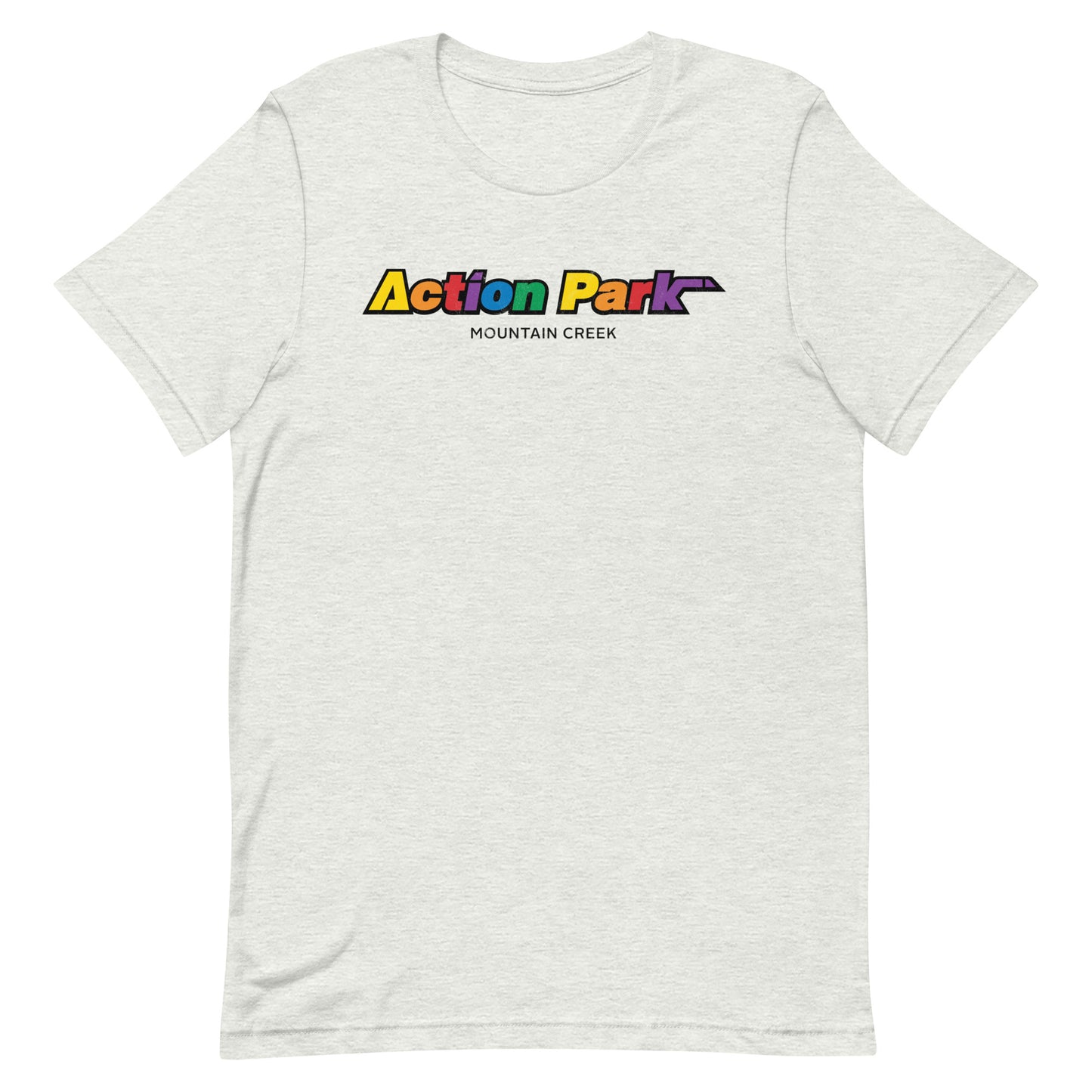 Mountain Creek Theme Park Distressed Vintage Logo Classic Nostalgia Softstyle Tee