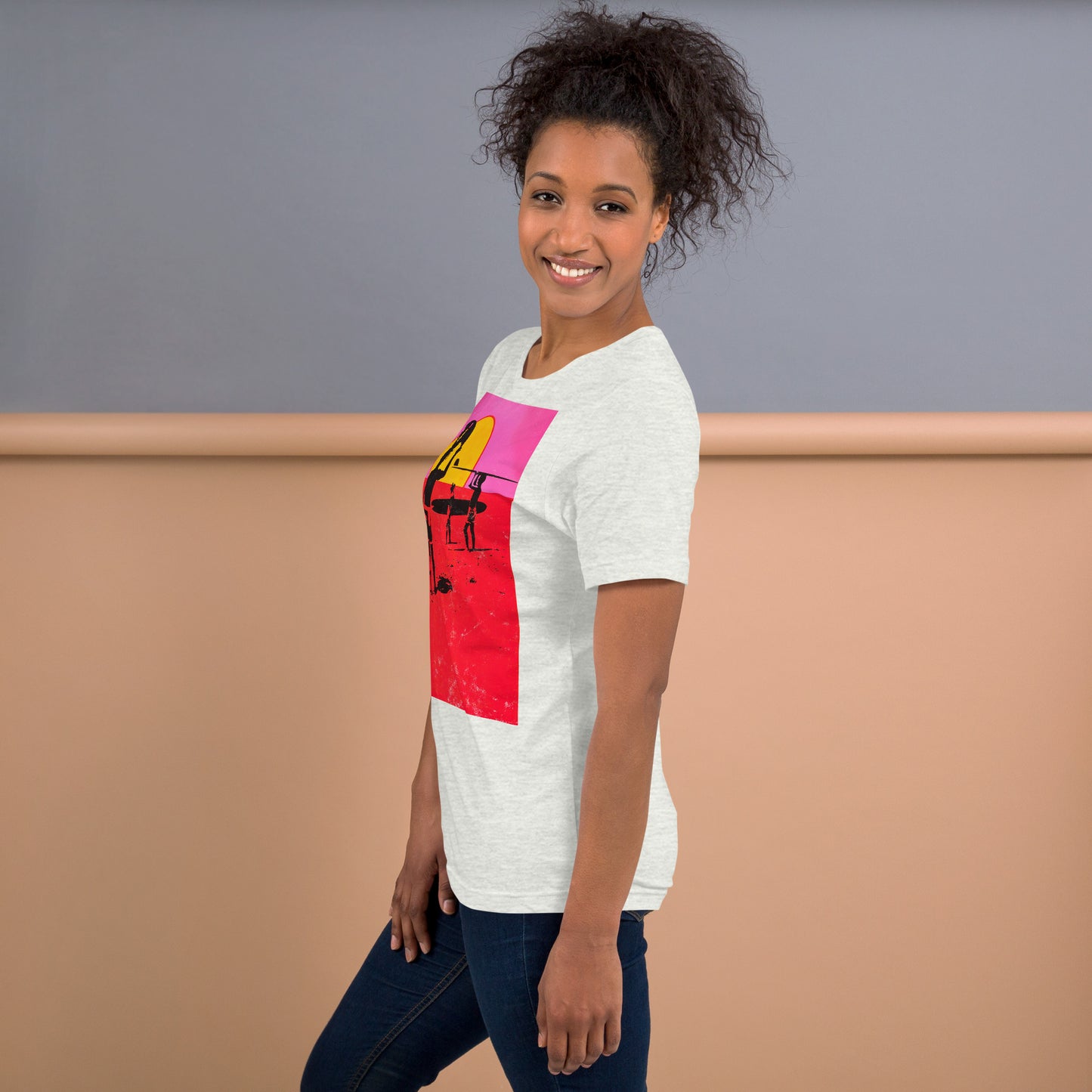 Endless Summer Neon Colors Retro Distressed Softstyle T-Shirt