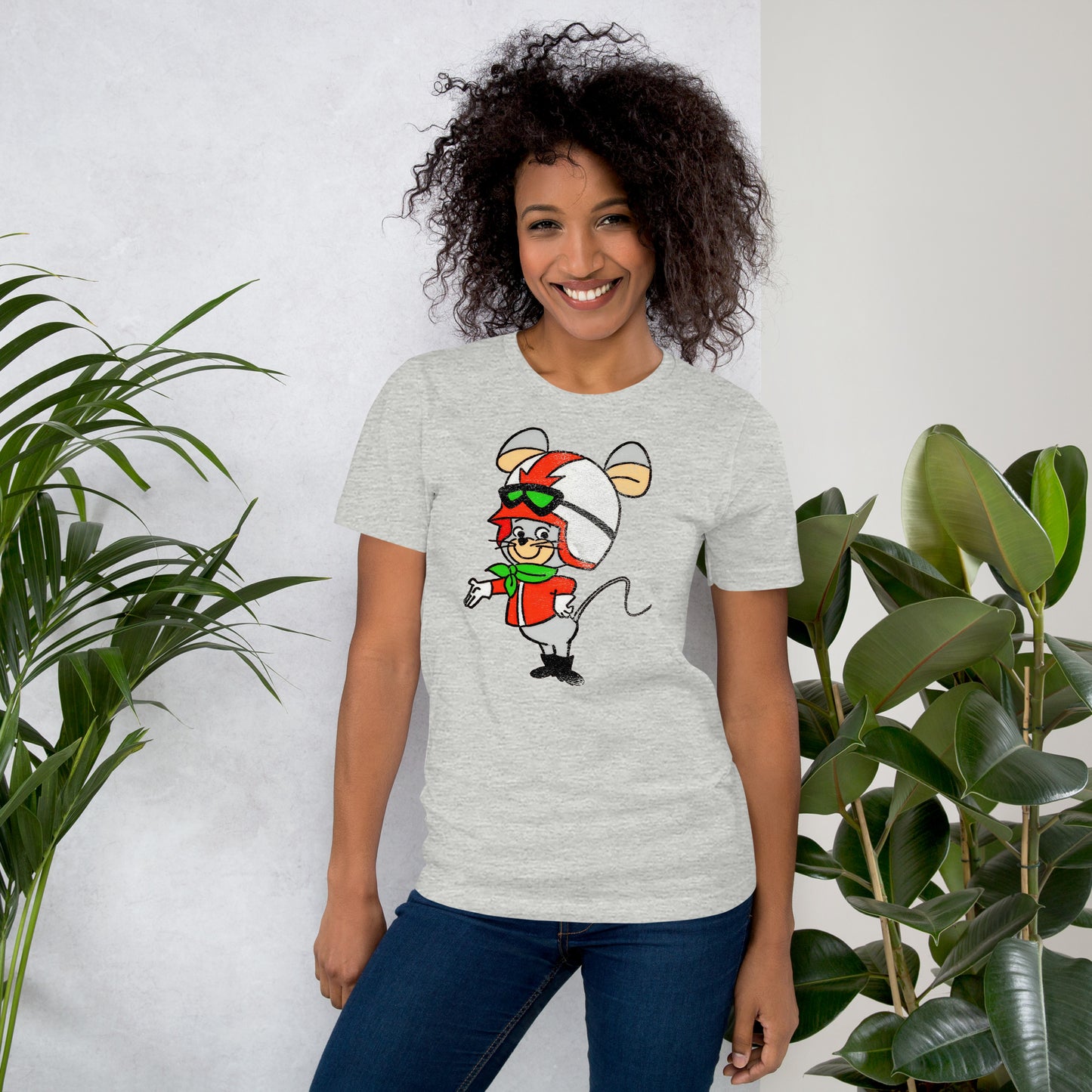 Mouse Racer Distressed Softstyle Tee