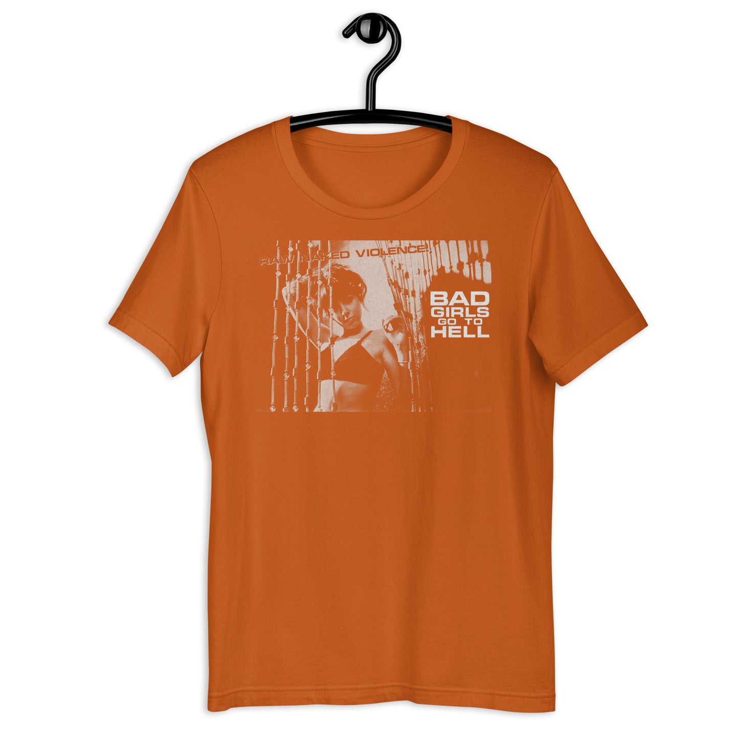 Bad Girls Go To Hell Negative Space Poster Softstyle T-Shirt