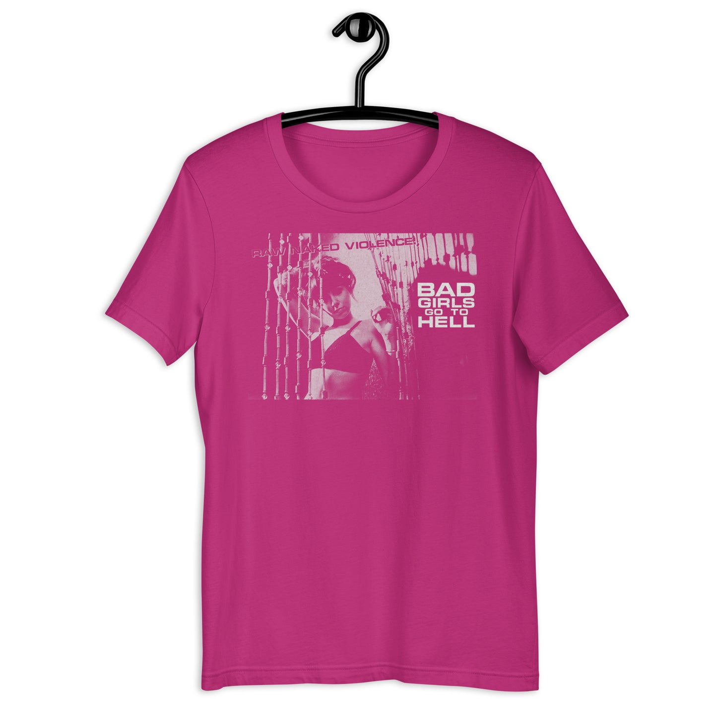 Bad Girls Go To Hell Negative Space Poster Softstyle T-Shirt