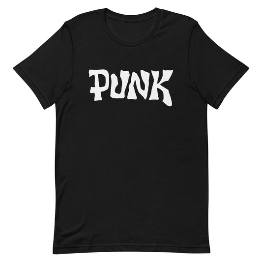 PUNK Logo Distressed Softstyle Streetwear Tee | As Worn By Debbie Harry Vintage NYC Rockstar Unisex T-Shirt