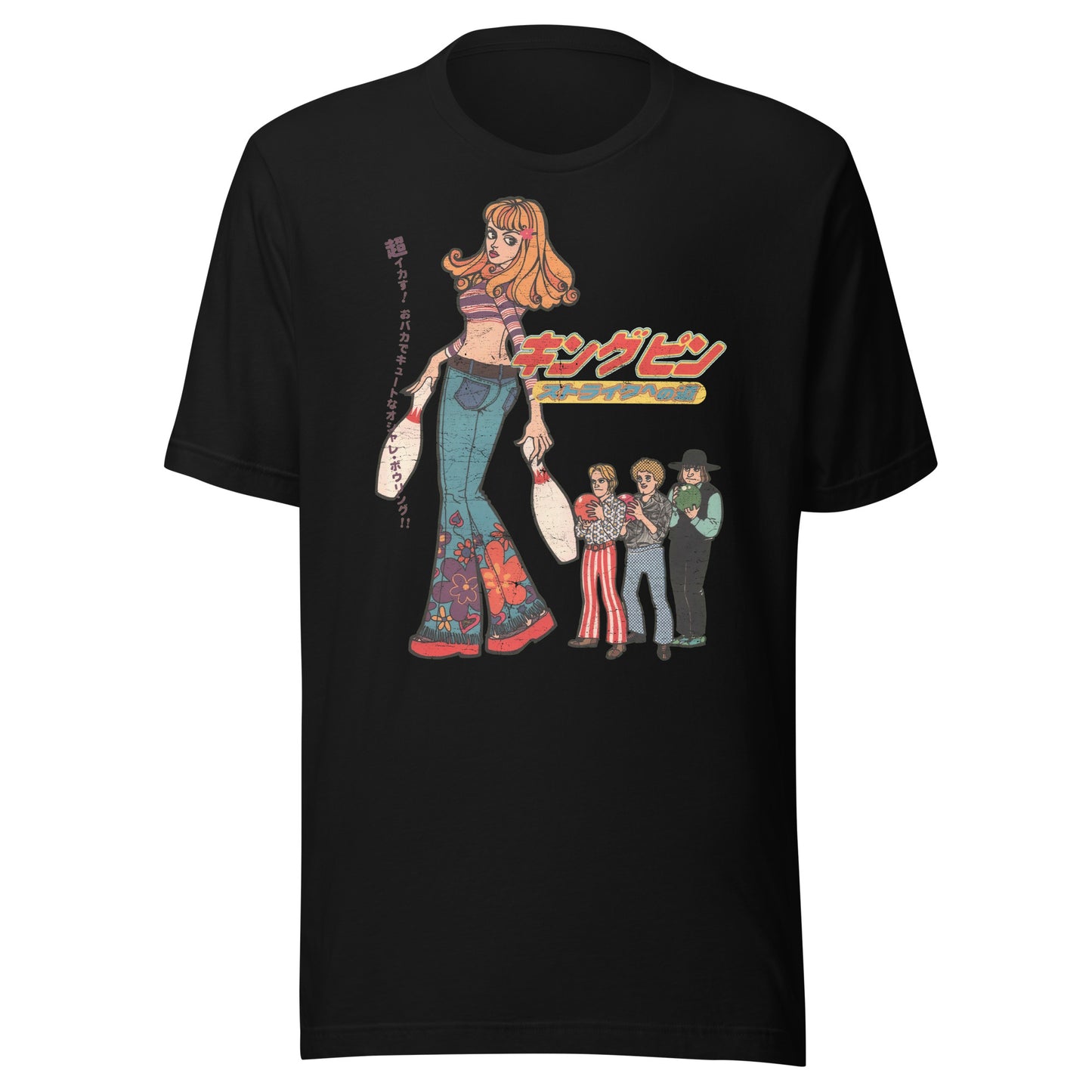 Kingpin Japanese Art Poster (Road to Kingpin Strike) Distressed Sofstyle Unisex Tee