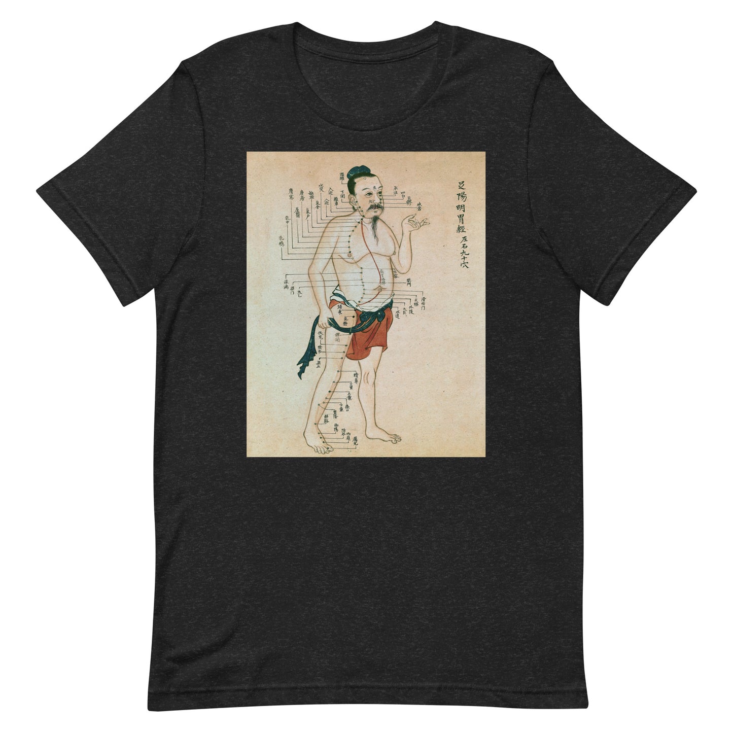 Dim-Mak Ancient Pressure Point Meridian Parchment Softstyle T-Shirt