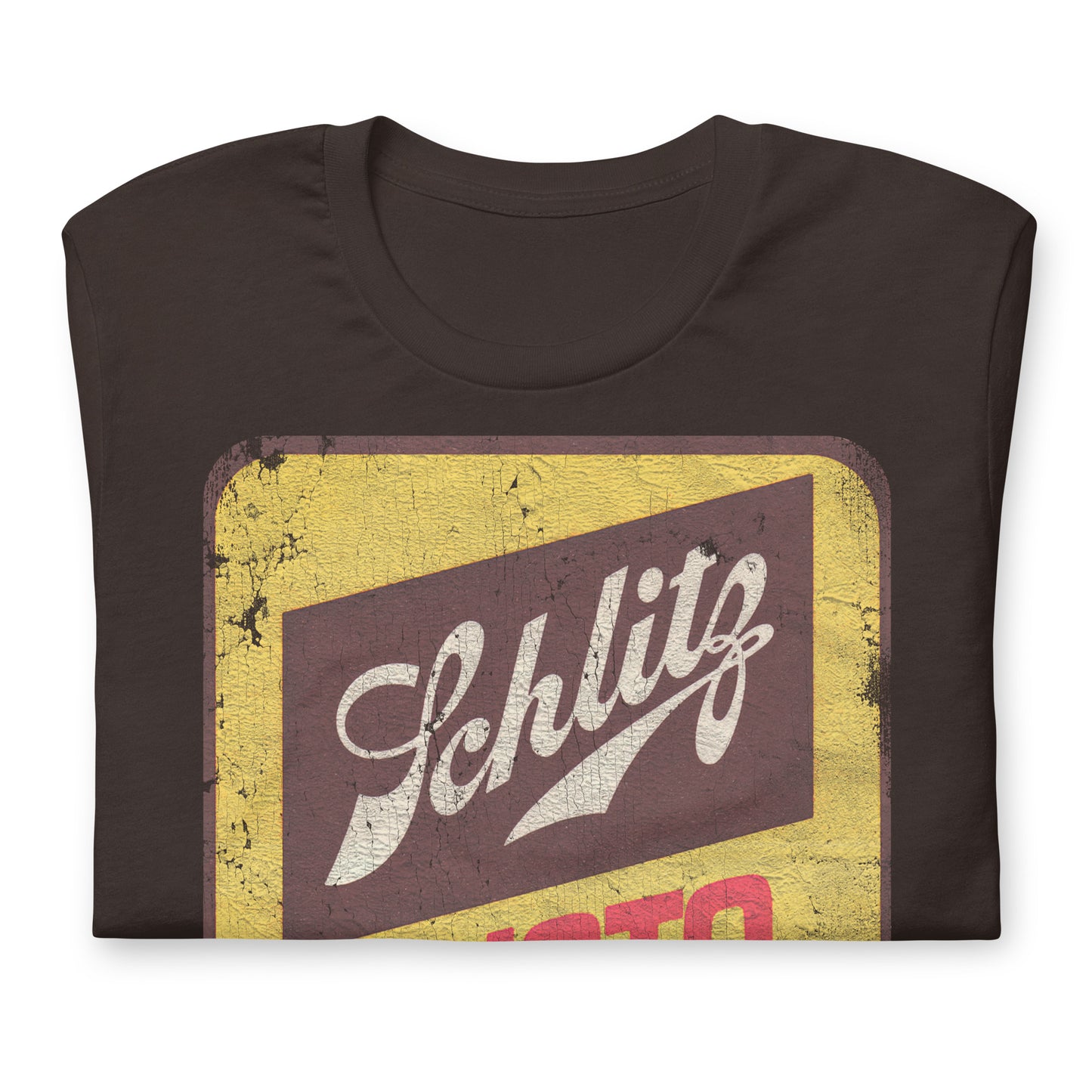 Schlitz Gusto Power! Vintage Distressed Unisex Softstyle Tee