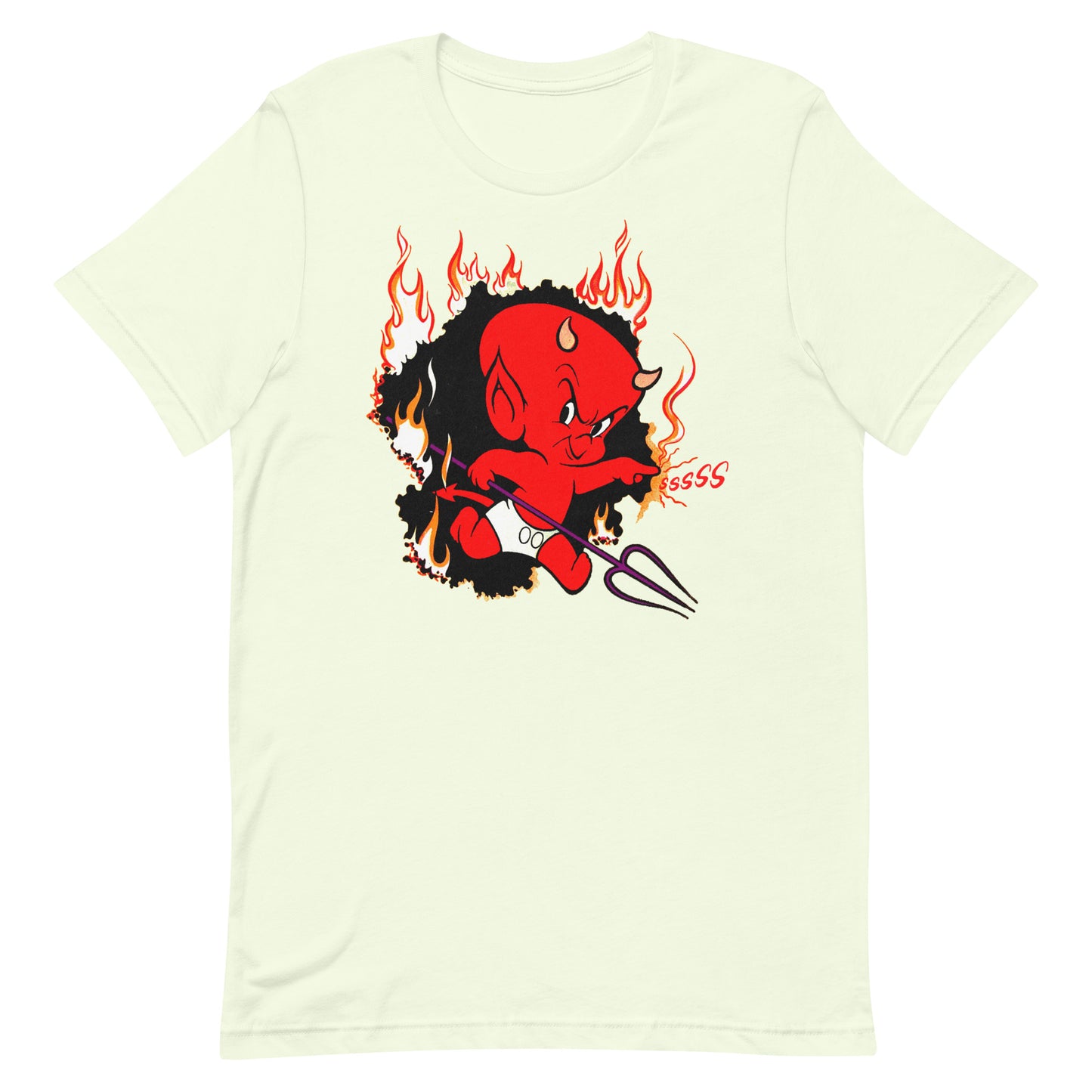 Little Devil Portal to Hell Chest Burst Vintage Softstyle Tee