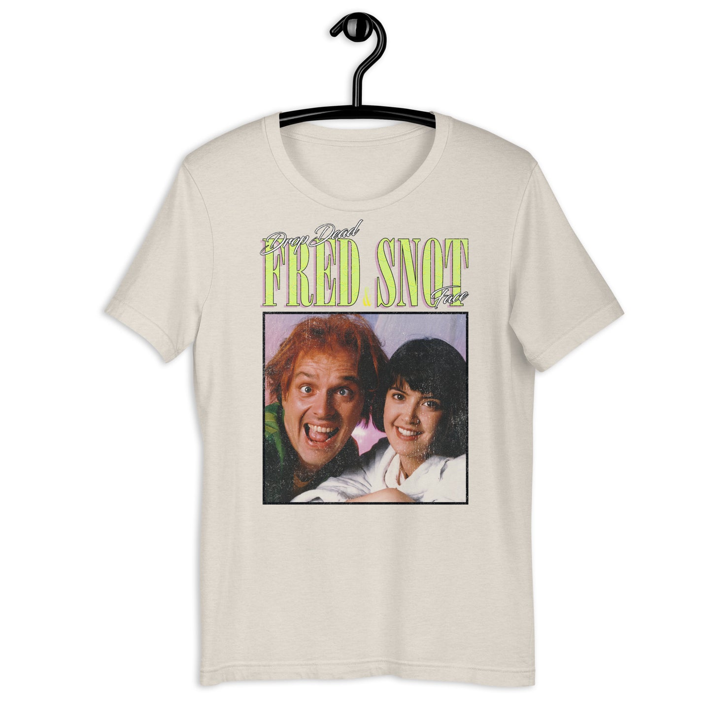 Drop Dead Fred & Snot Face '90s Retro Bootleg Distressed Softstyle Unisex Graphic T-Shirt