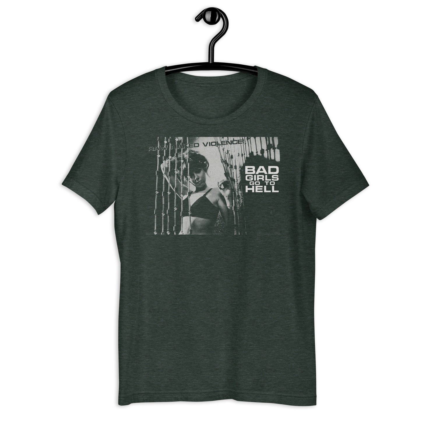 Bad Girls Go To Hell Negative Space Poster Softstyle T-Shirt