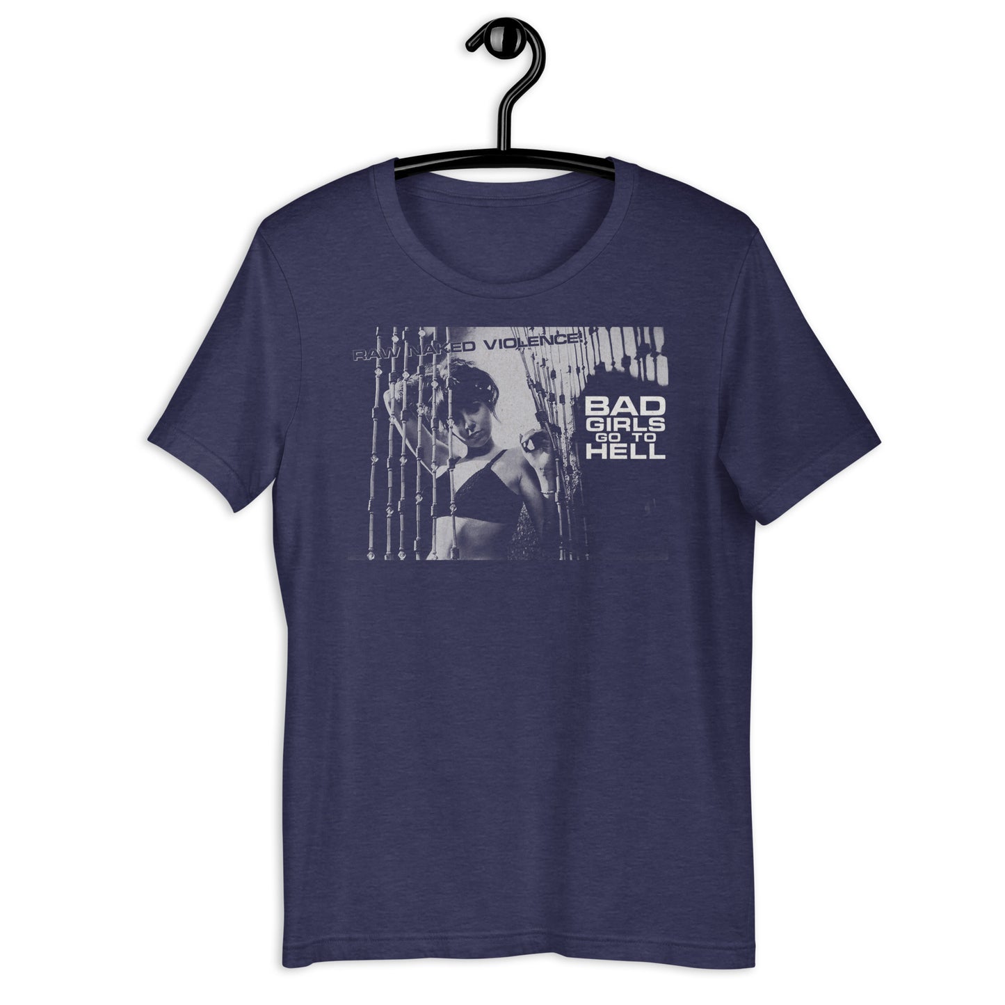 Bad Girls Go To Hell Negative Space Poster Softstyle T-Shirt