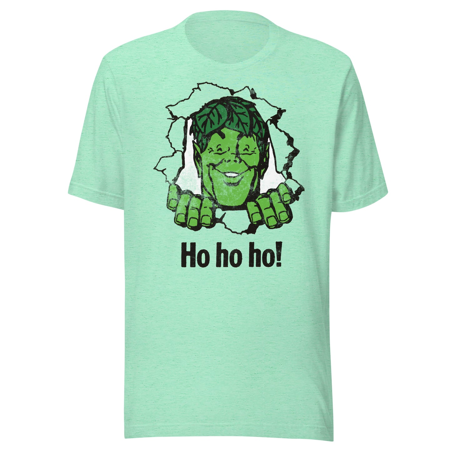 Jolly Giant Ho Ho Ho! Chest Burst Distressed Vintage Softstyle T-Shirt