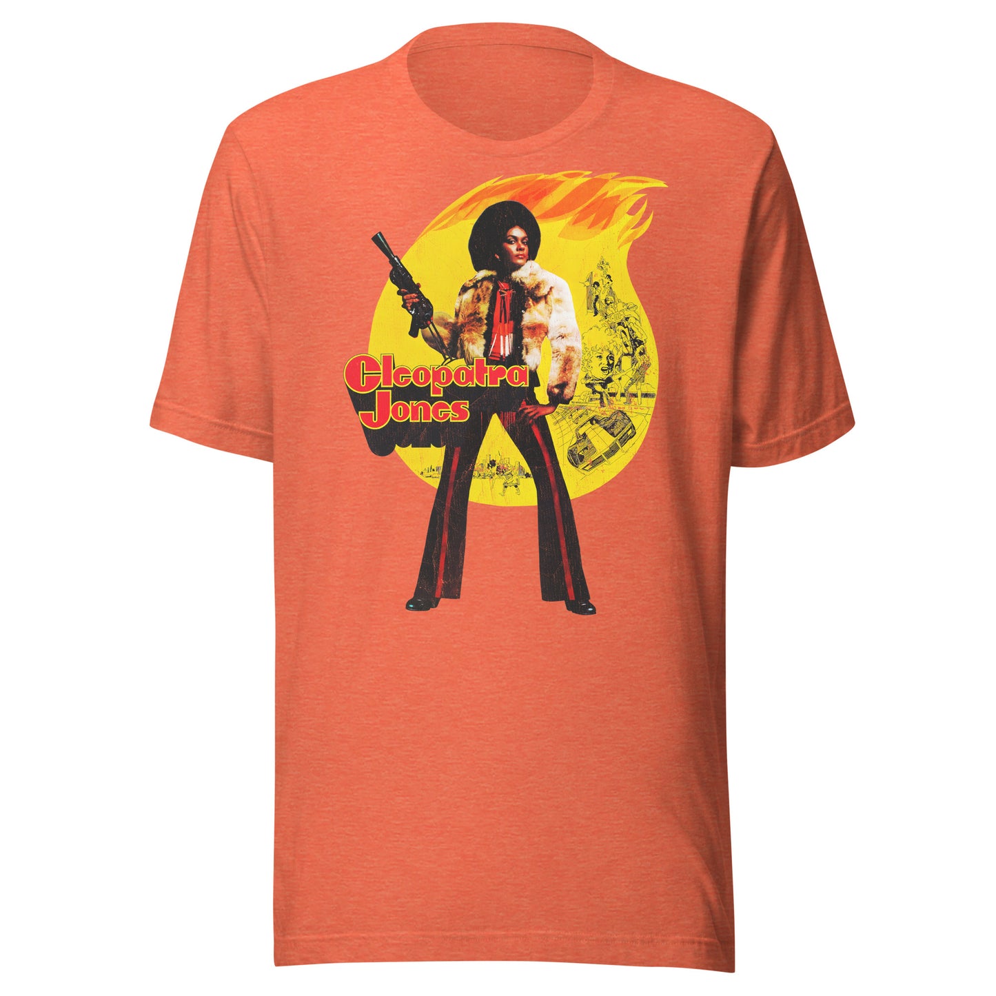Cleopatra Jones Vintage Halftone Distressed Retro Softstyle Tee