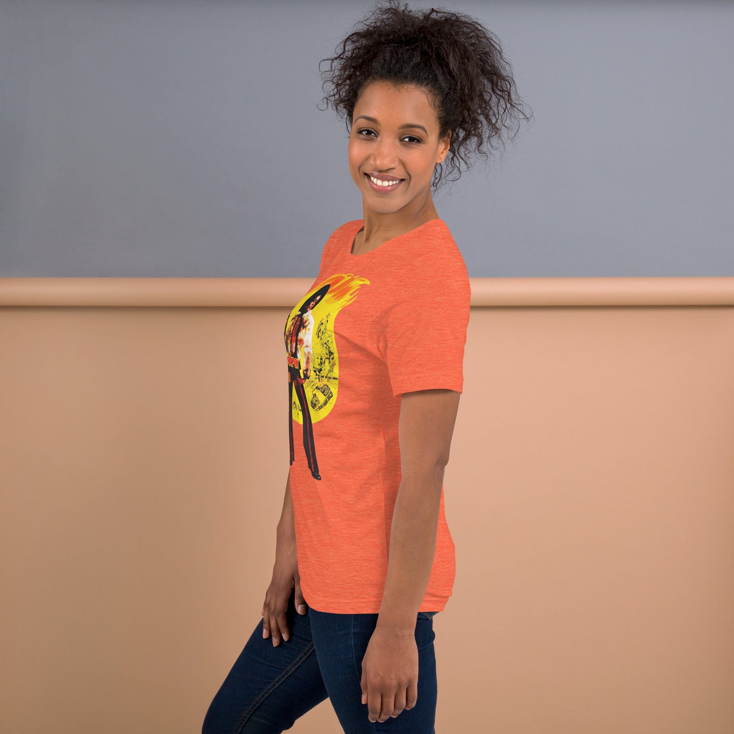 Cleopatra Jones Vintage Halftone Distressed Retro Softstyle Tee