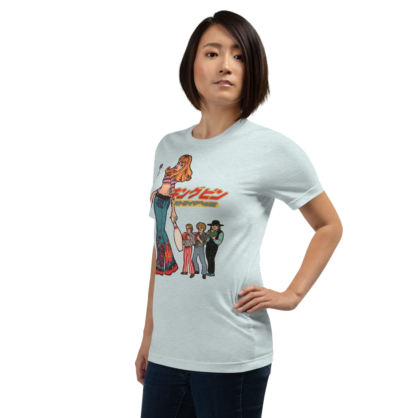Kingpin Japanese Art Poster (Road to Kingpin Strike) Distressed Sofstyle Unisex Tee