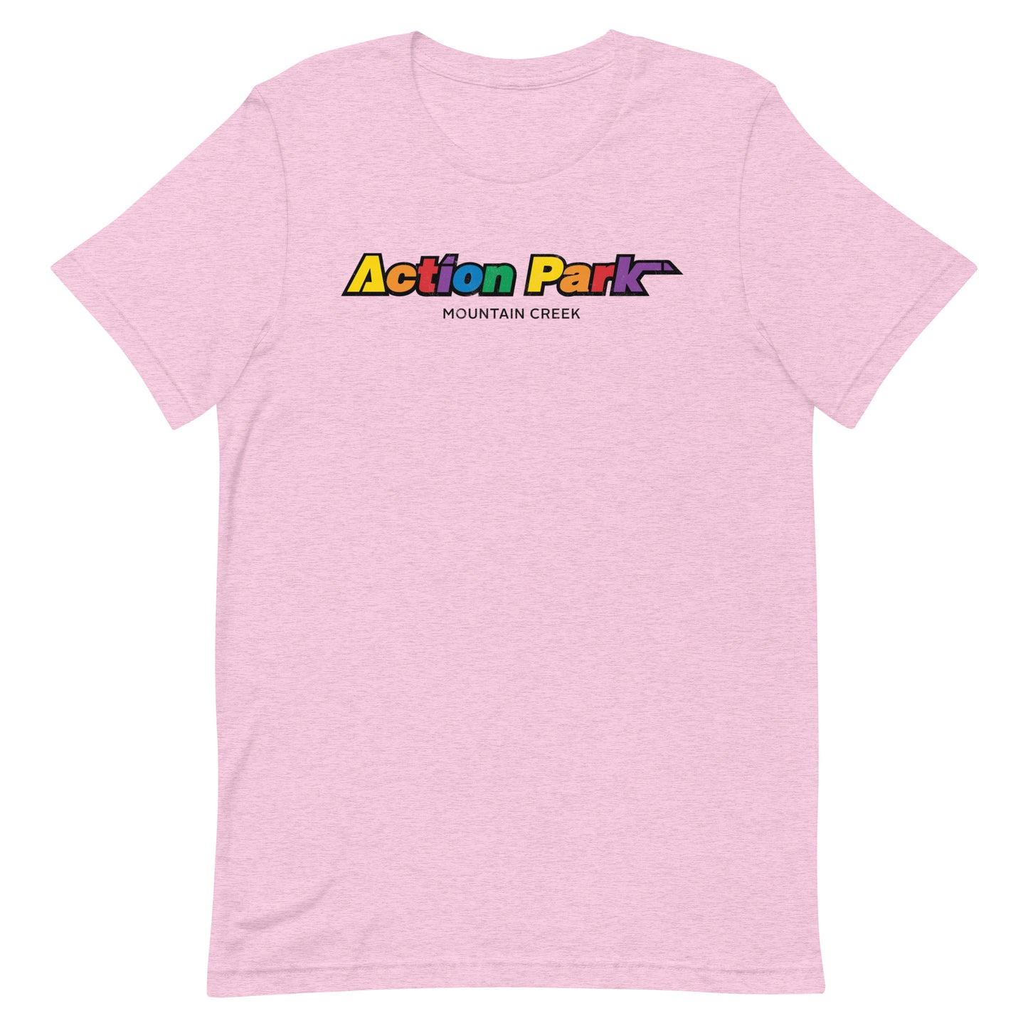 Mountain Creek Theme Park Distressed Vintage Logo Classic Nostalgia Softstyle Tee