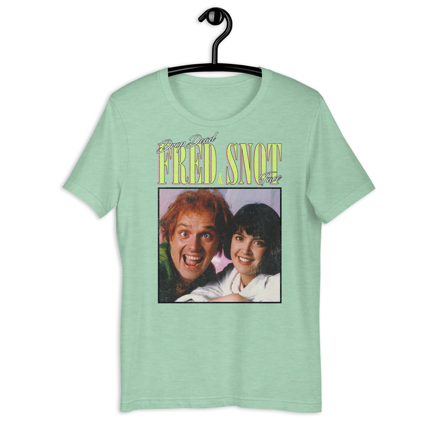 Drop Dead Fred & Snot Face '90s Retro Bootleg Distressed Softstyle Unisex Graphic T-Shirt