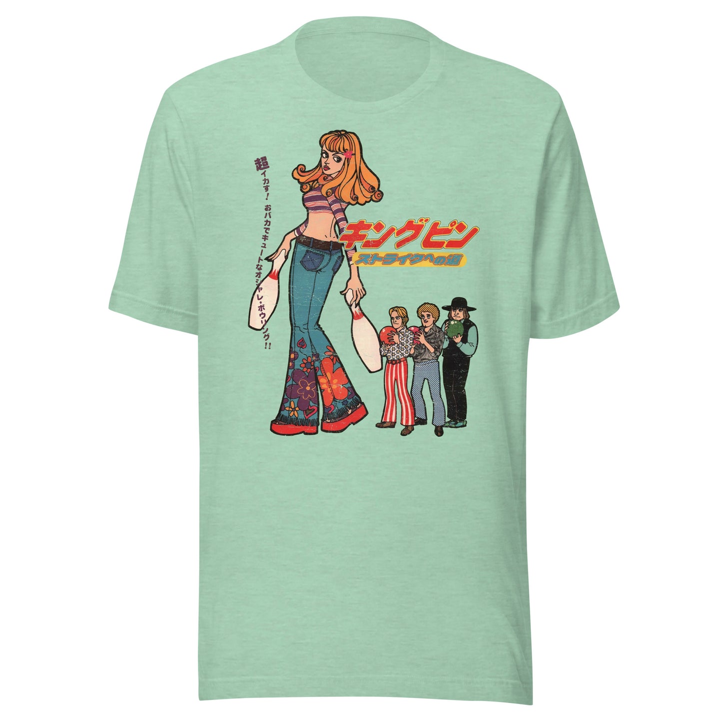 Kingpin Japanese Art Poster (Road to Kingpin Strike) Distressed Sofstyle Unisex Tee