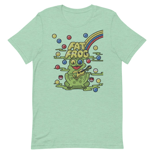 Fat Frog Vintage Gumball Ice Cream Retro Distressed Softstyle Unisex Tee