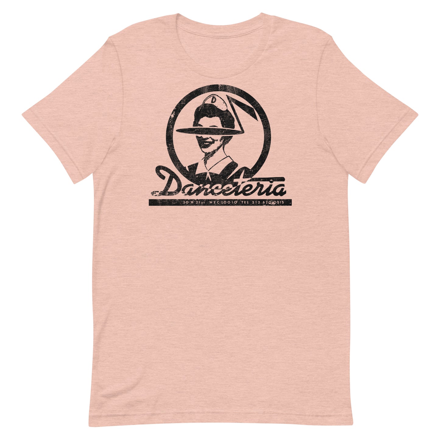 Danceteria NYC Logo Distressed Vintage Softstyle Unisex Tee
