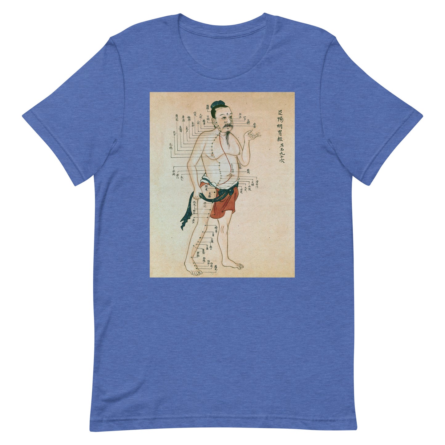 Dim-Mak Ancient Pressure Point Meridian Parchment Softstyle T-Shirt